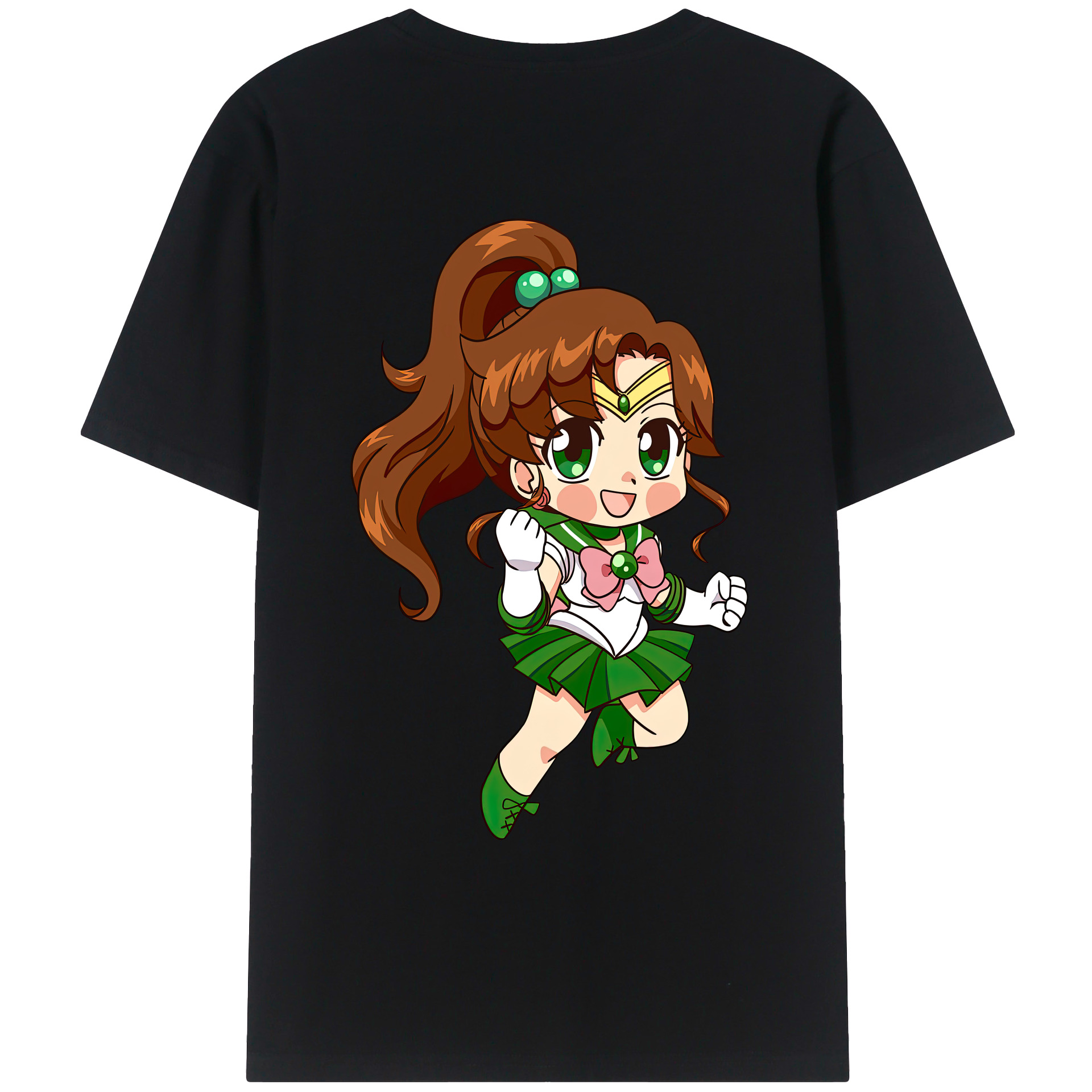 （画像用） 美少女戦士セーラームーン 木野 まこと きの まこと Sailor Moon Kino Makoto （セーラージュピター；Sailor Jupiter） レディース半袖Tシャツ(バックプリント)