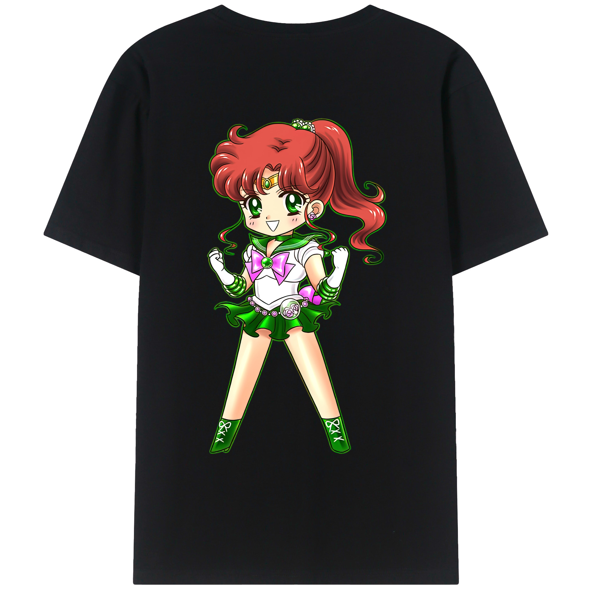（画像用） 美少女戦士セーラームーン 木野 まこと きの まこと Sailor Moon Kino Makoto （セーラージュピター；Sailor Jupiter） レディース半袖Tシャツ(バックプリント)
