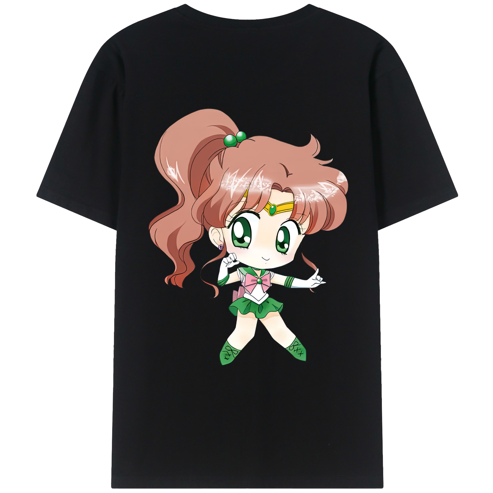 （画像用） 美少女戦士セーラームーン 木野 まこと きの まこと Sailor Moon Kino Makoto （セーラージュピター；Sailor Jupiter） レディース半袖Tシャツ(バックプリント)