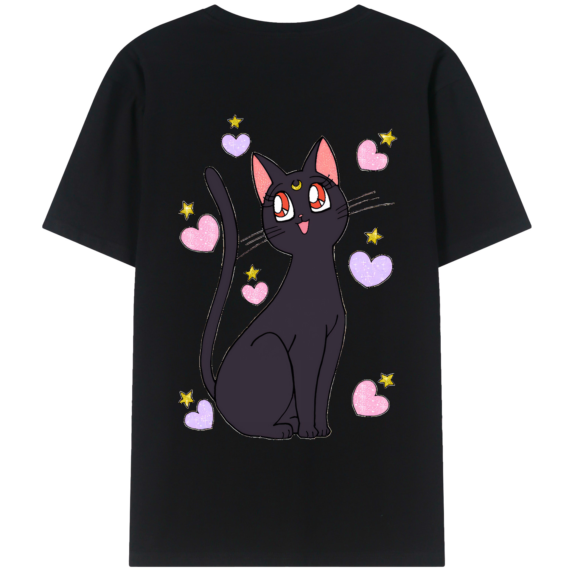 （画像用） 美少女戦士セーラームーン Sailor Moon レディース半袖Tシャツ(バックプリント)