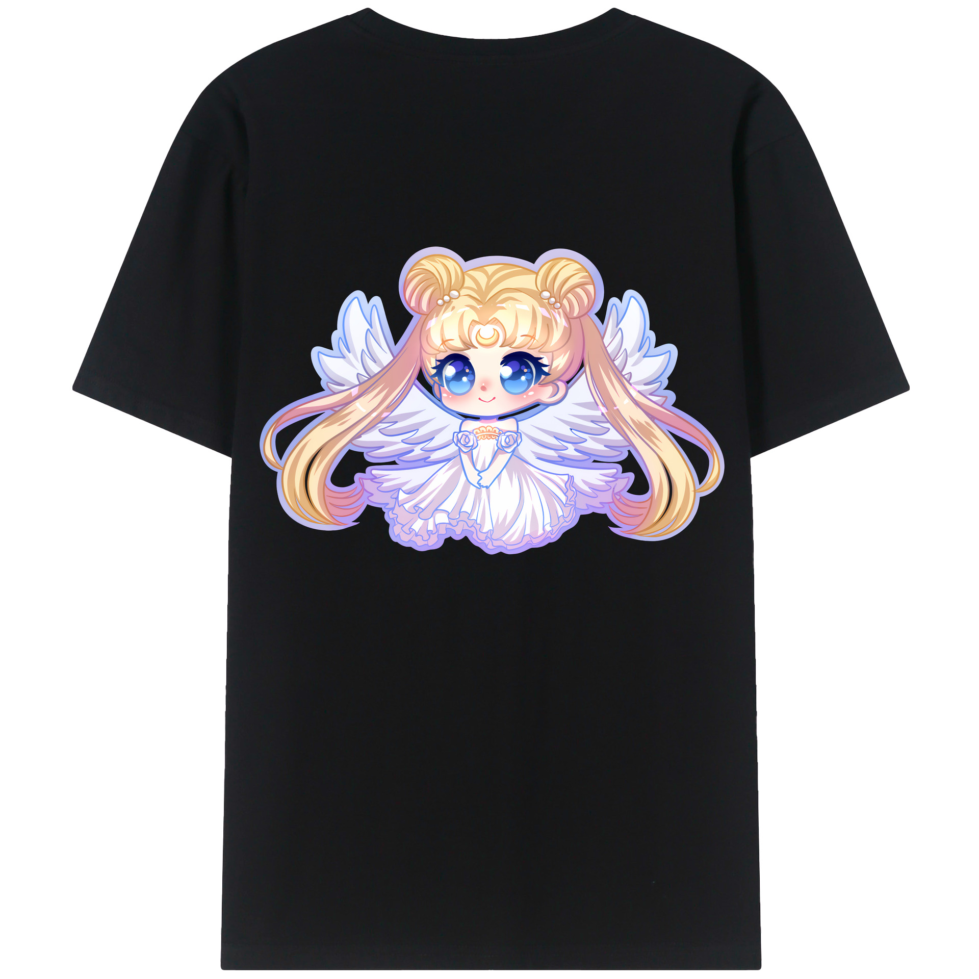 （画像用） 美少女戦士セーラームーン 愛野 美奈子 あいの みなこ Sailor Moon Aino Minako レディース半袖Tシャツ(バックプリント)
