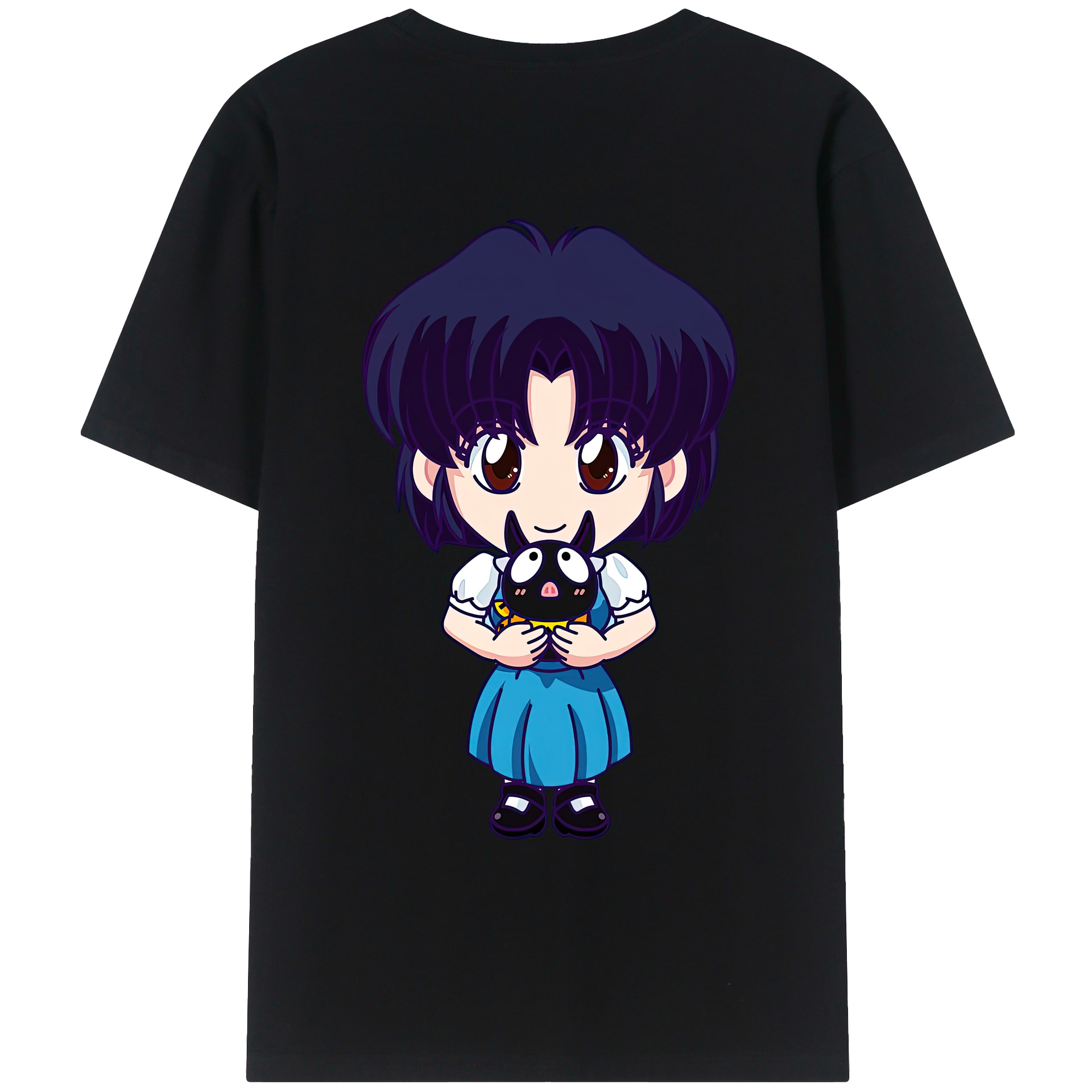 （画像用） 美少女戦士セーラームーン 水野 亜美 みずの あみ Sailor Moon Mizuno Ami レディース半袖Tシャツ(バックプリント)