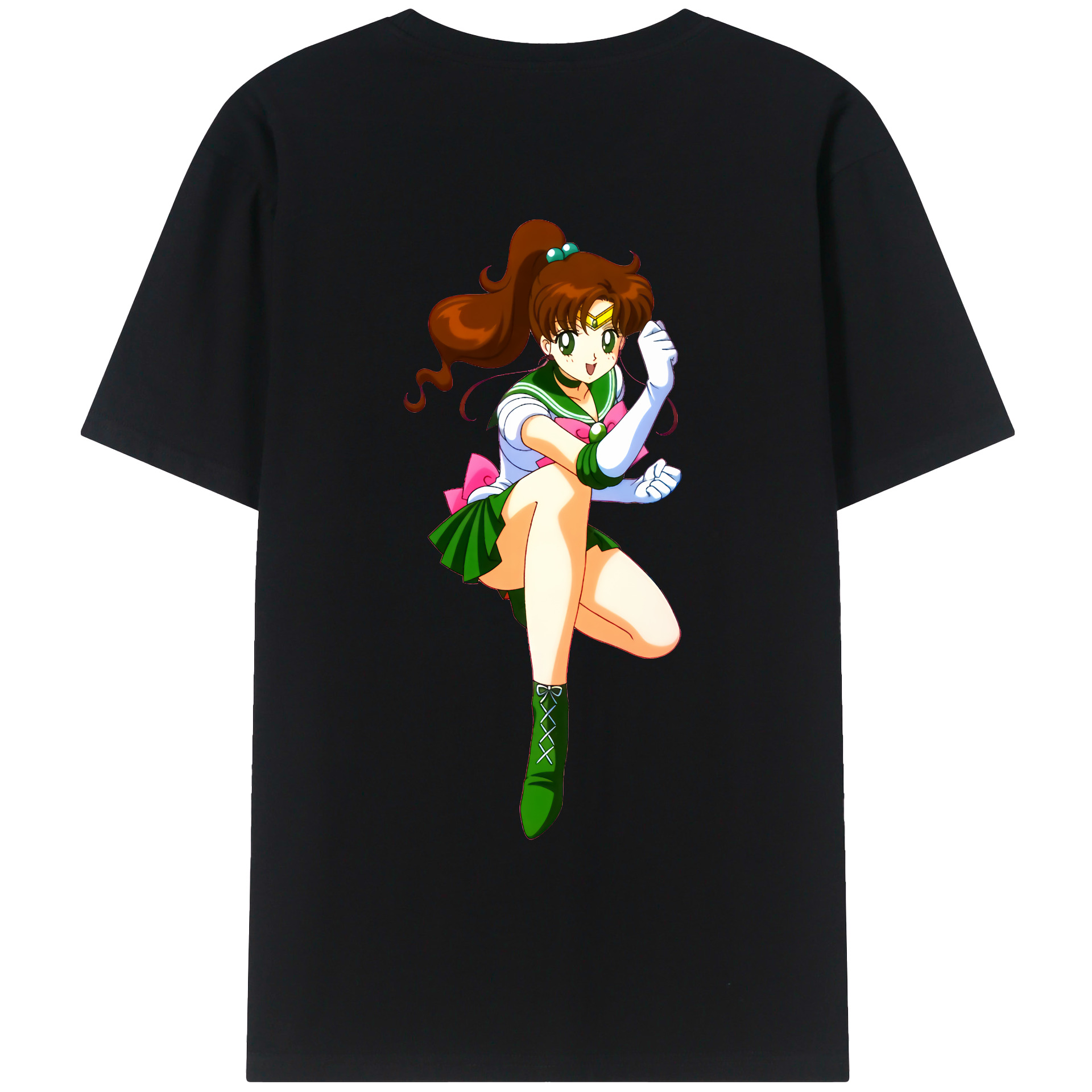 （画像用） 美少女戦士セーラームーン 木野 まこと きの まこと Sailor Moon Kino Makoto （セーラージュピター；Sailor Jupiter） レディース半袖Tシャツ(バックプリント)