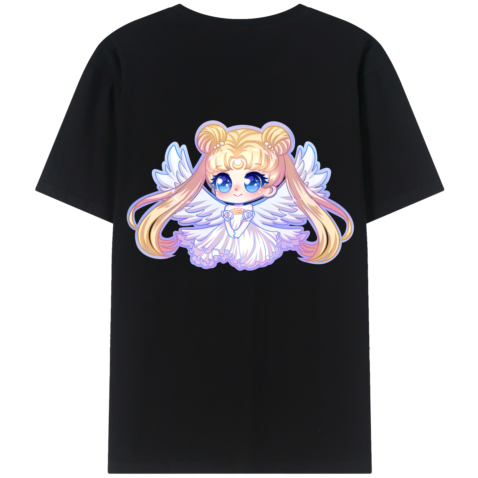 （画像用） 美少女戦士セーラームーン 愛野 美奈子 あいの みなこ Sailor Moon Aino Minako レディース半袖Tシャツ(バックプリント)