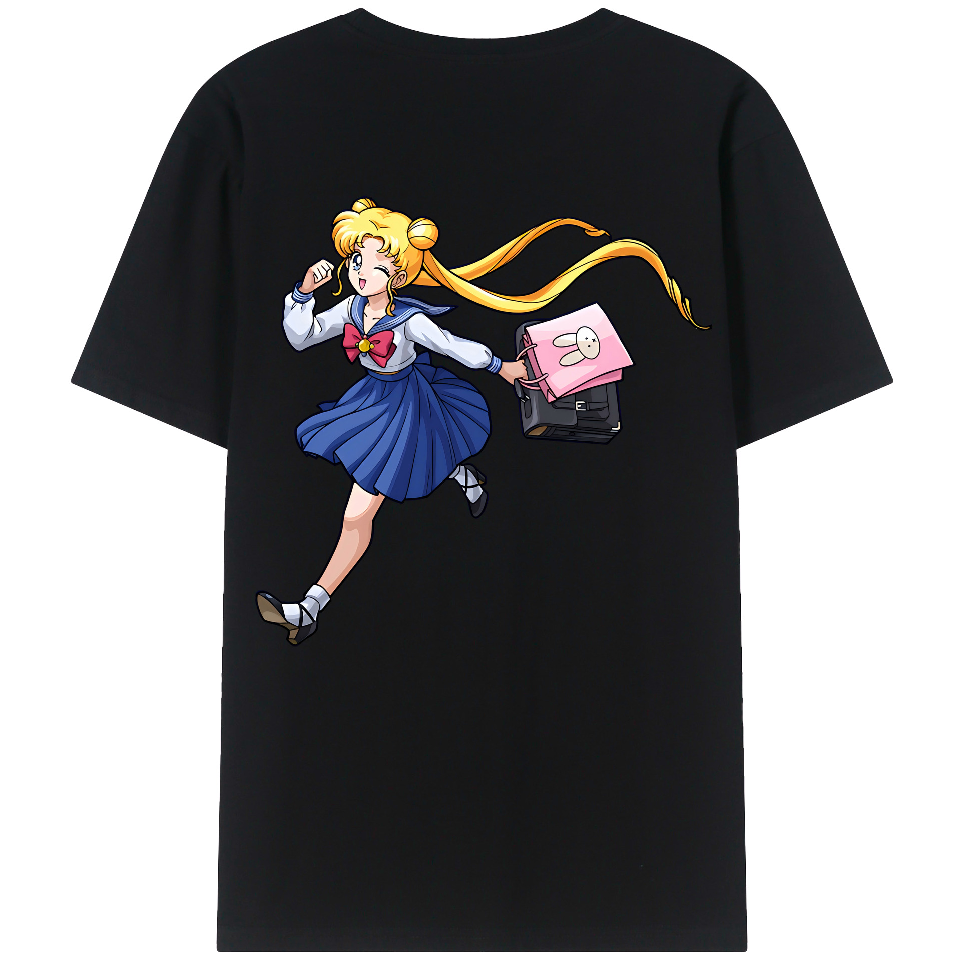 （画像用） 美少女戦士セーラームーン 愛野 美奈子 あいの みなこ Sailor Moon Aino Minako レディース半袖Tシャツ(バックプリント)