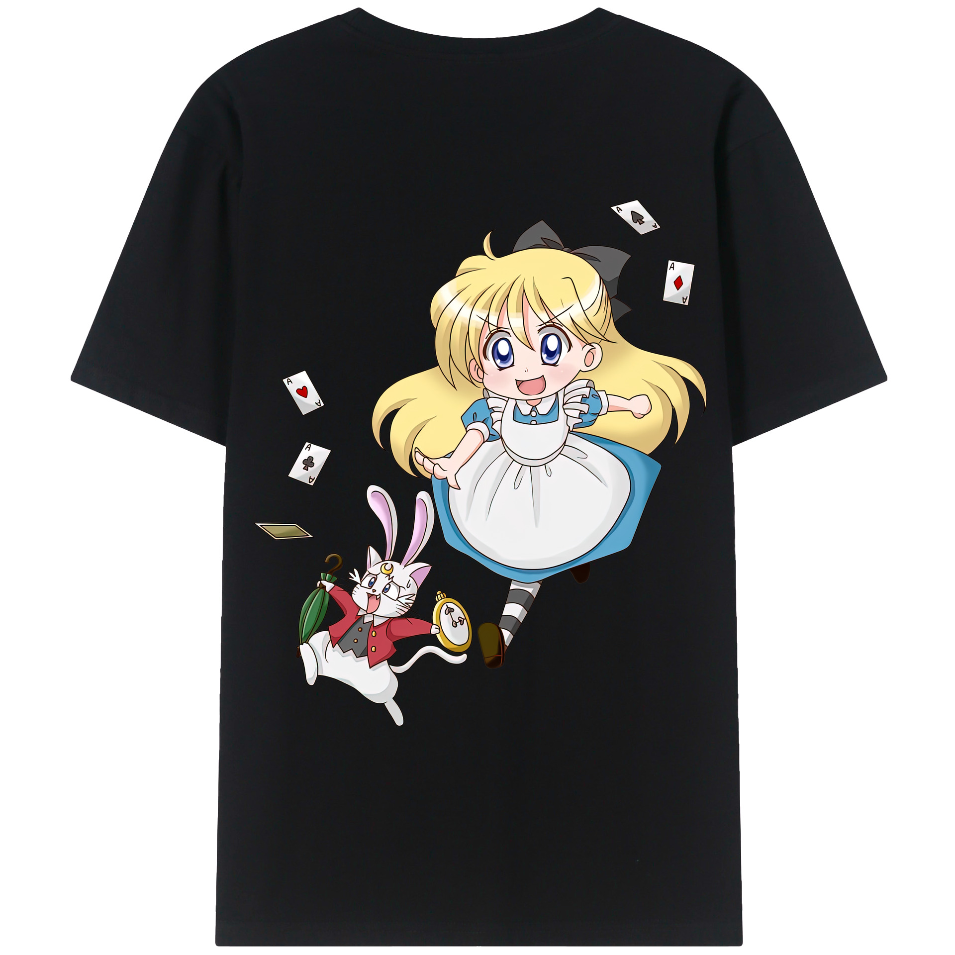 （画像用） 美少女戦士セーラームーン 愛野 美奈子 あいの みなこ Sailor Moon Aino Minako レディース半袖Tシャツ(バックプリント)