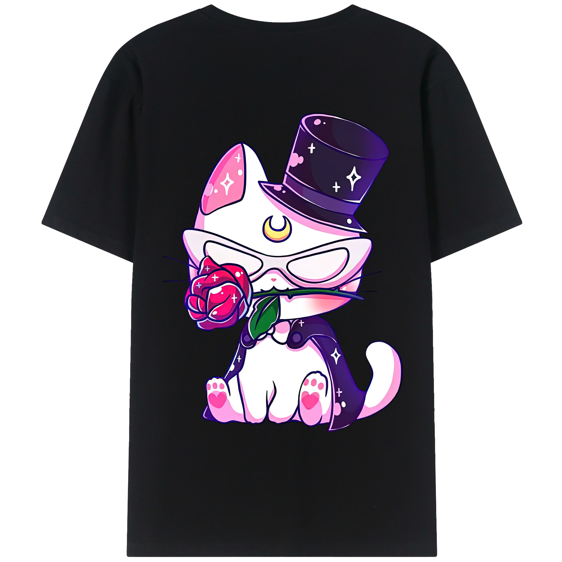 （画像用） 美少女戦士セーラームーン Sailor Moon レディース半袖Tシャツ(バックプリント)