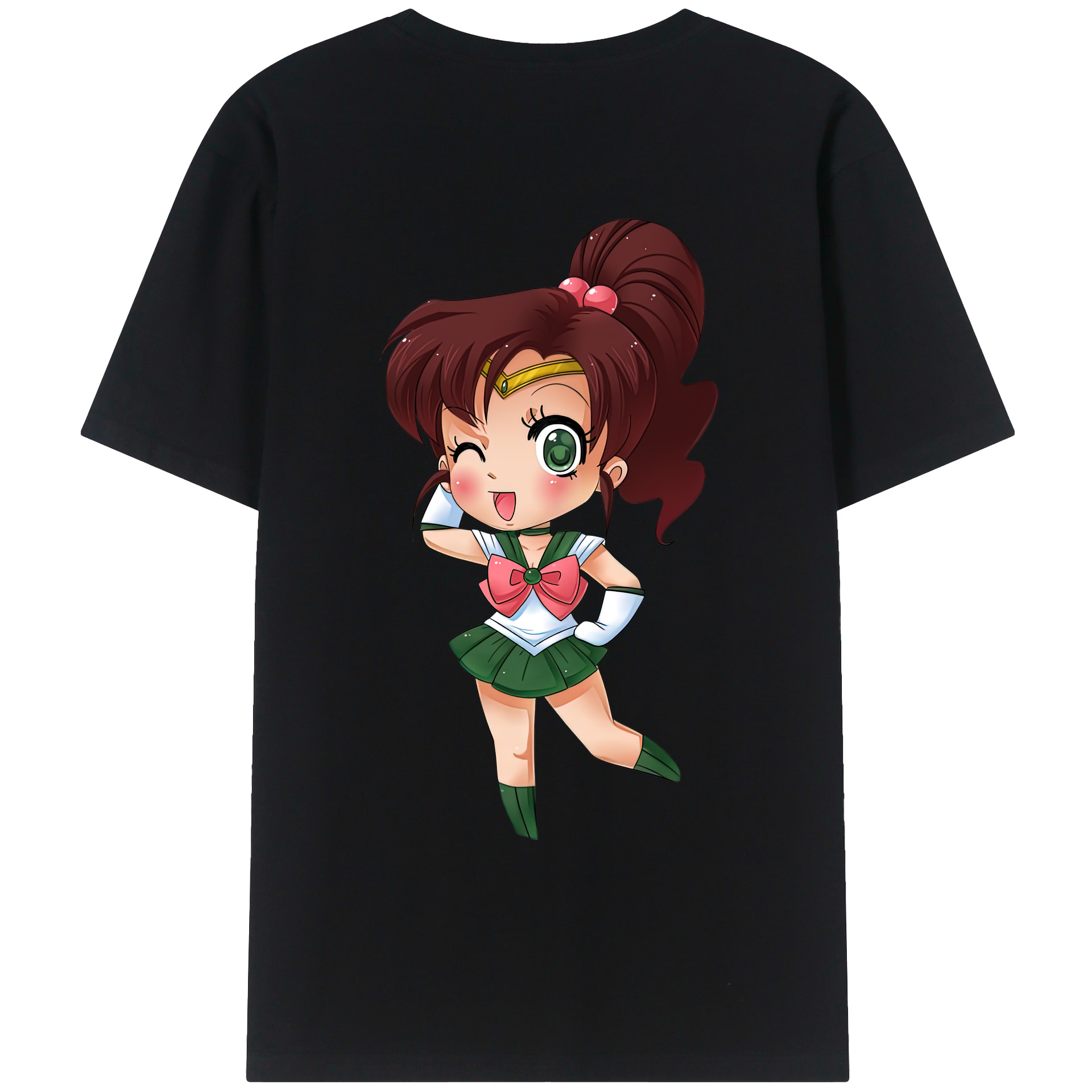 （画像用） 美少女戦士セーラームーン 木野 まこと きの まこと Sailor Moon Kino Makoto （セーラージュピター；Sailor Jupiter） レディース半袖Tシャツ(バックプリント)