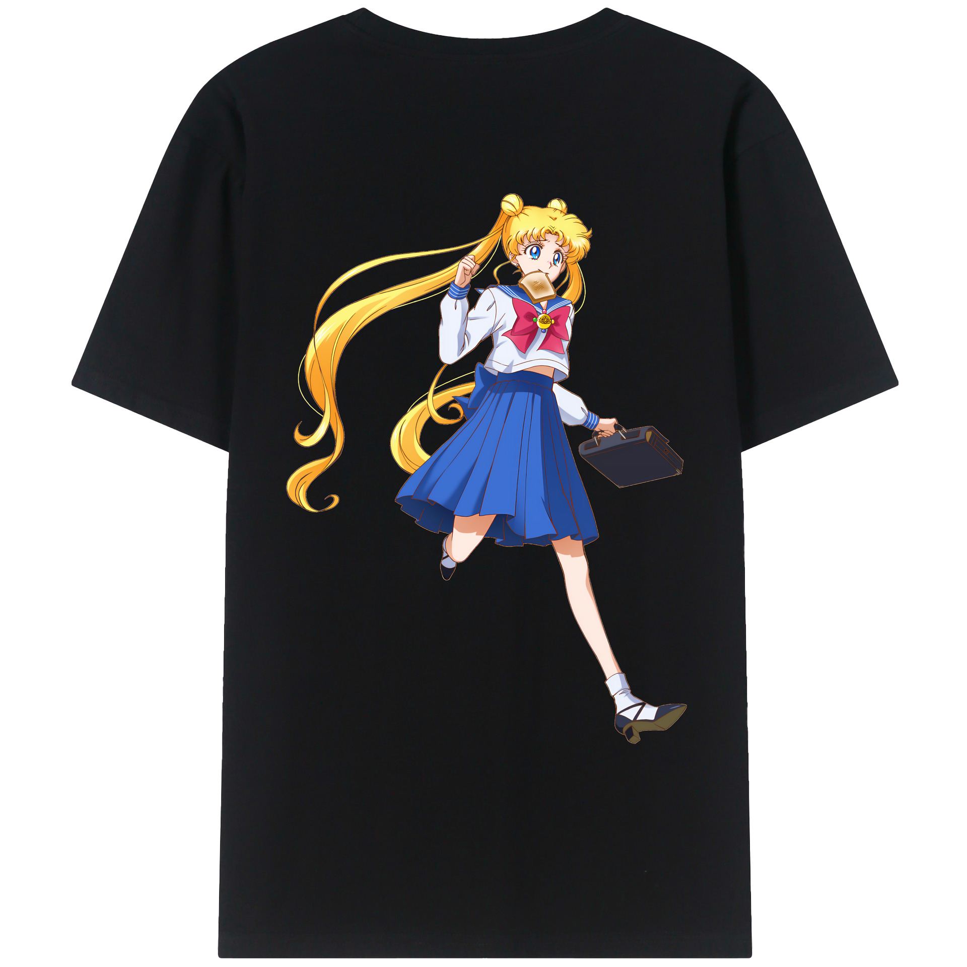 （画像用） 美少女戦士セーラームーン 愛野 美奈子 あいの みなこ Sailor Moon Aino Minako レディース半袖Tシャツ(バックプリント)