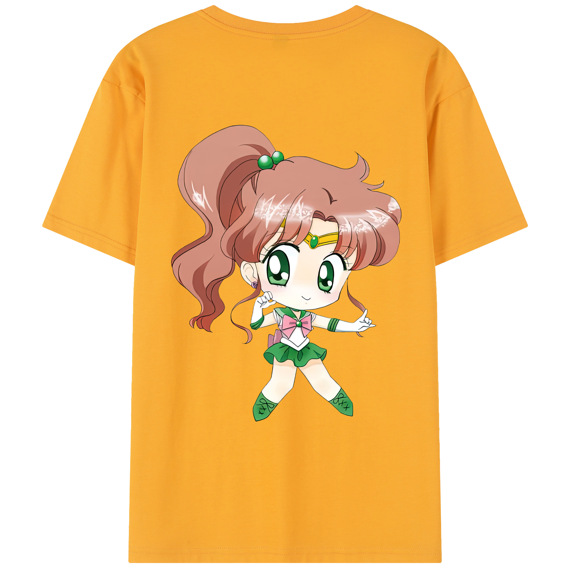 （画像用） 美少女戦士セーラームーン 木野 まこと きの まこと Sailor Moon Kino Makoto （セーラージュピター；Sailor Jupiter） レディース半袖Tシャツ(バックプリント)