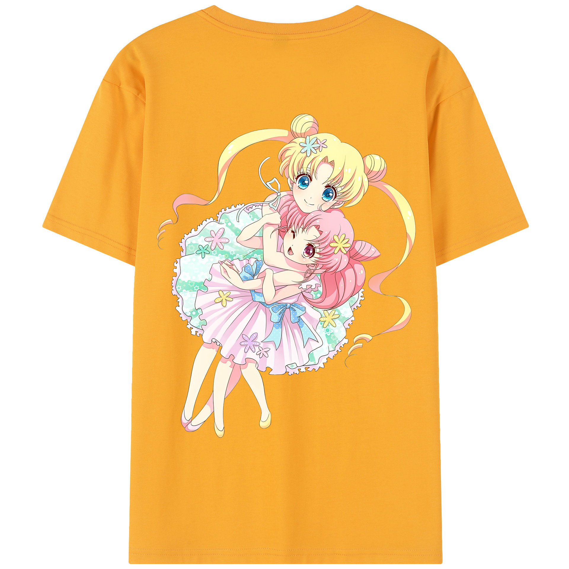 （画像用） 美少女戦士セーラームーン 愛野 美奈子 あいの みなこ Sailor Moon Aino Minako レディース半袖Tシャツ(バックプリント)
