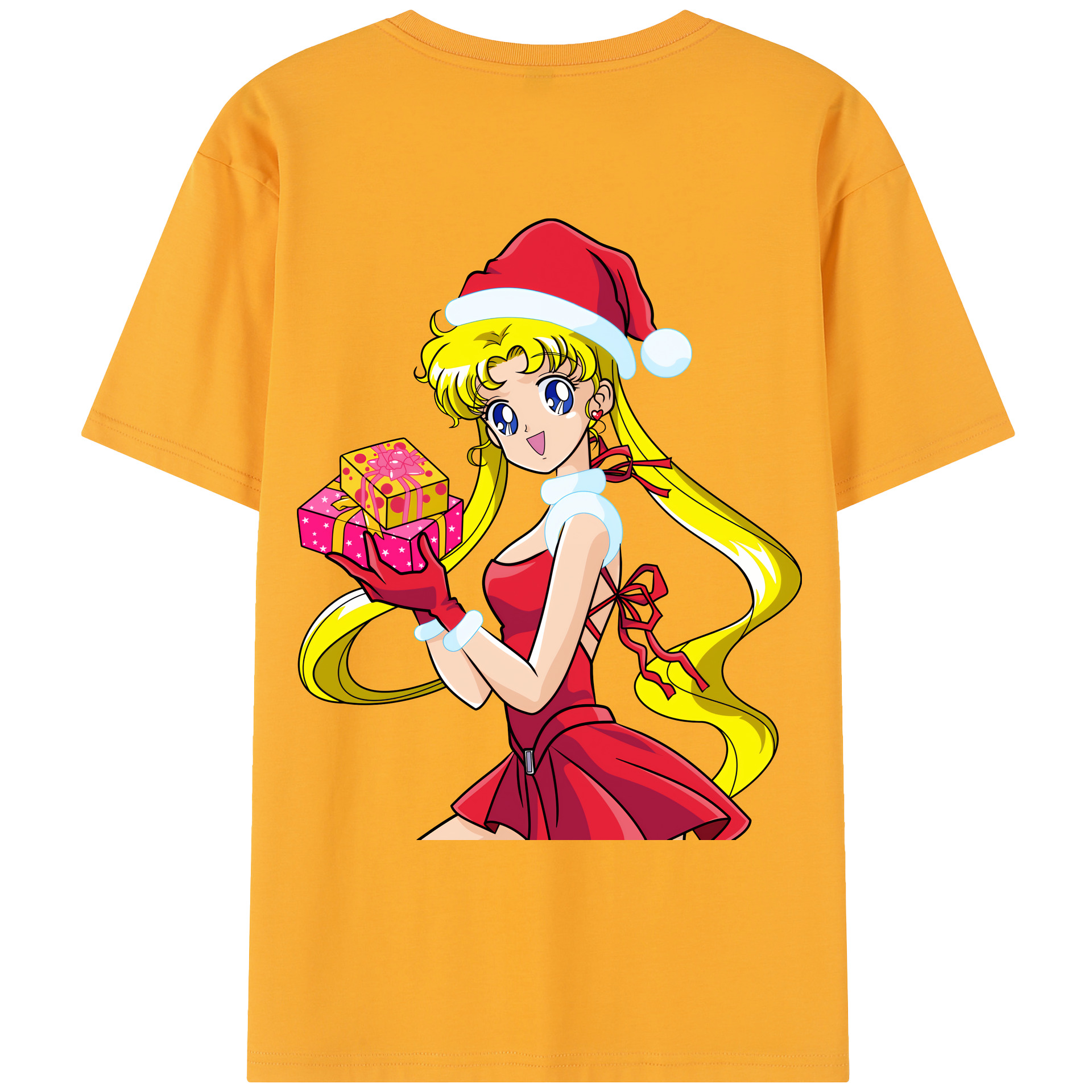 （画像用） 美少女戦士セーラームーン 月野 うさぎ つきの うさぎ Sailor Moon Tsukino Usagi レディース半袖Tシャツ(バックプリント)