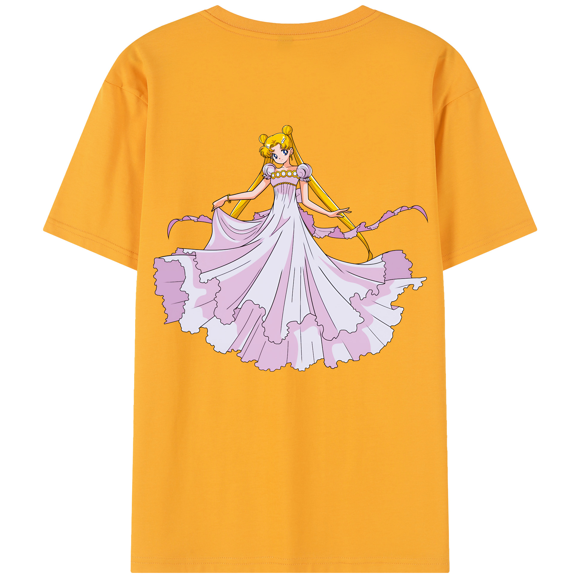 （画像用） 美少女戦士セーラームーン 愛野 美奈子 あいの みなこ Sailor Moon Aino Minako レディース半袖Tシャツ(バックプリント)
