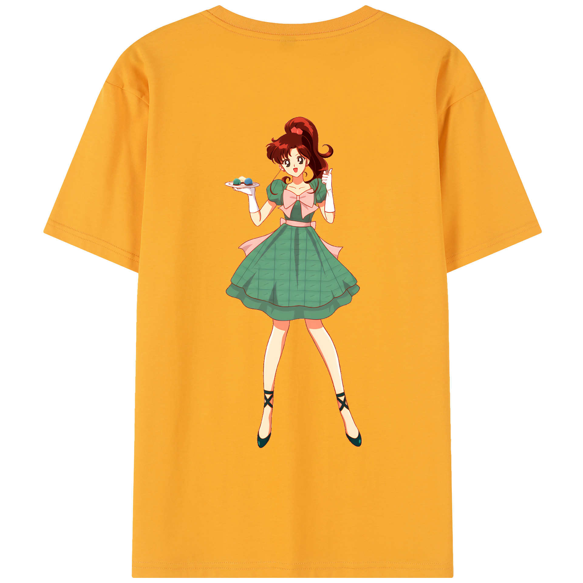 （画像用） 美少女戦士セーラームーン 木野 まこと きの まこと Sailor Moon Kino Makoto （セーラージュピター；Sailor Jupiter） レディース半袖Tシャツ(バックプリント)