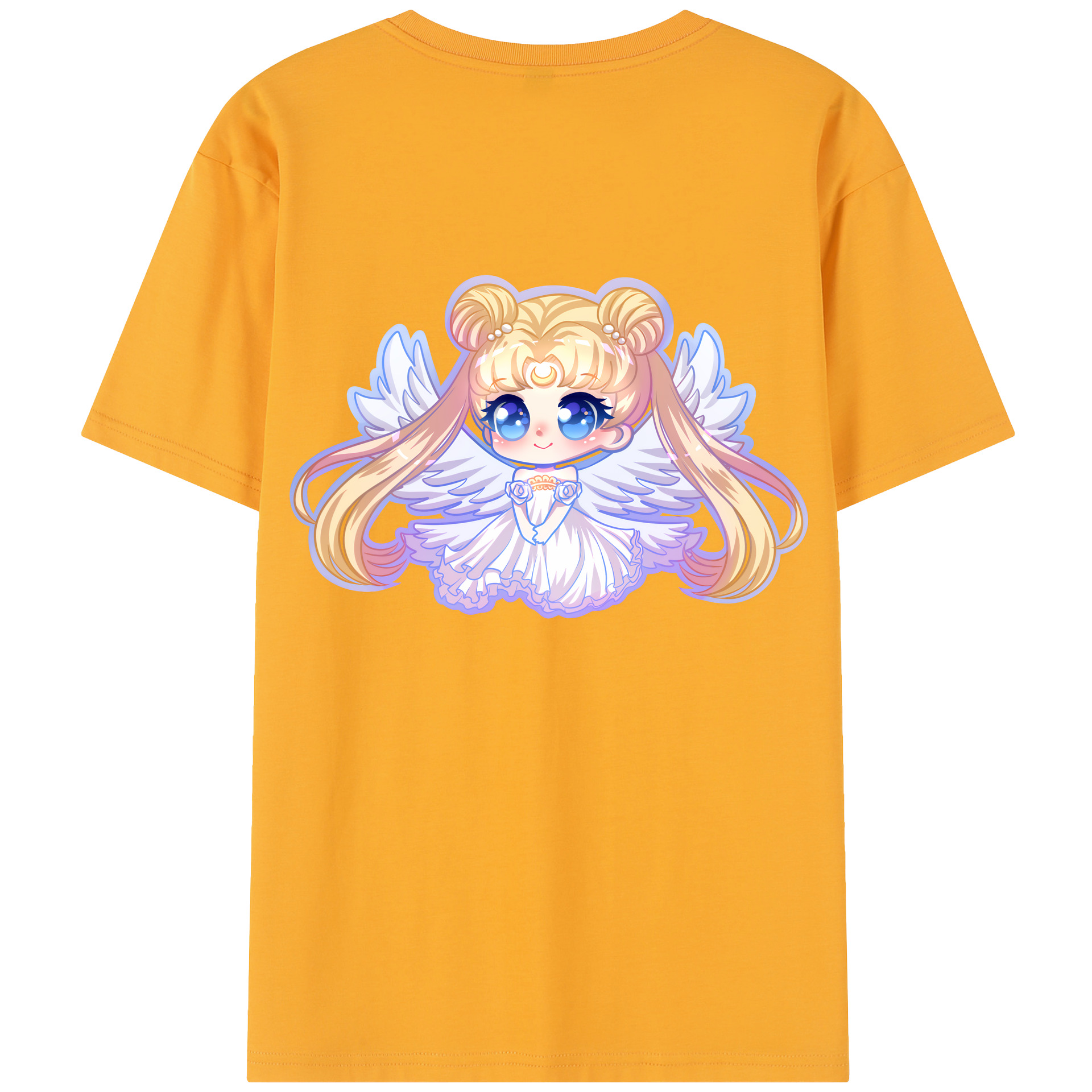 （画像用） 美少女戦士セーラームーン 愛野 美奈子 あいの みなこ Sailor Moon Aino Minako レディース半袖Tシャツ(バックプリント)