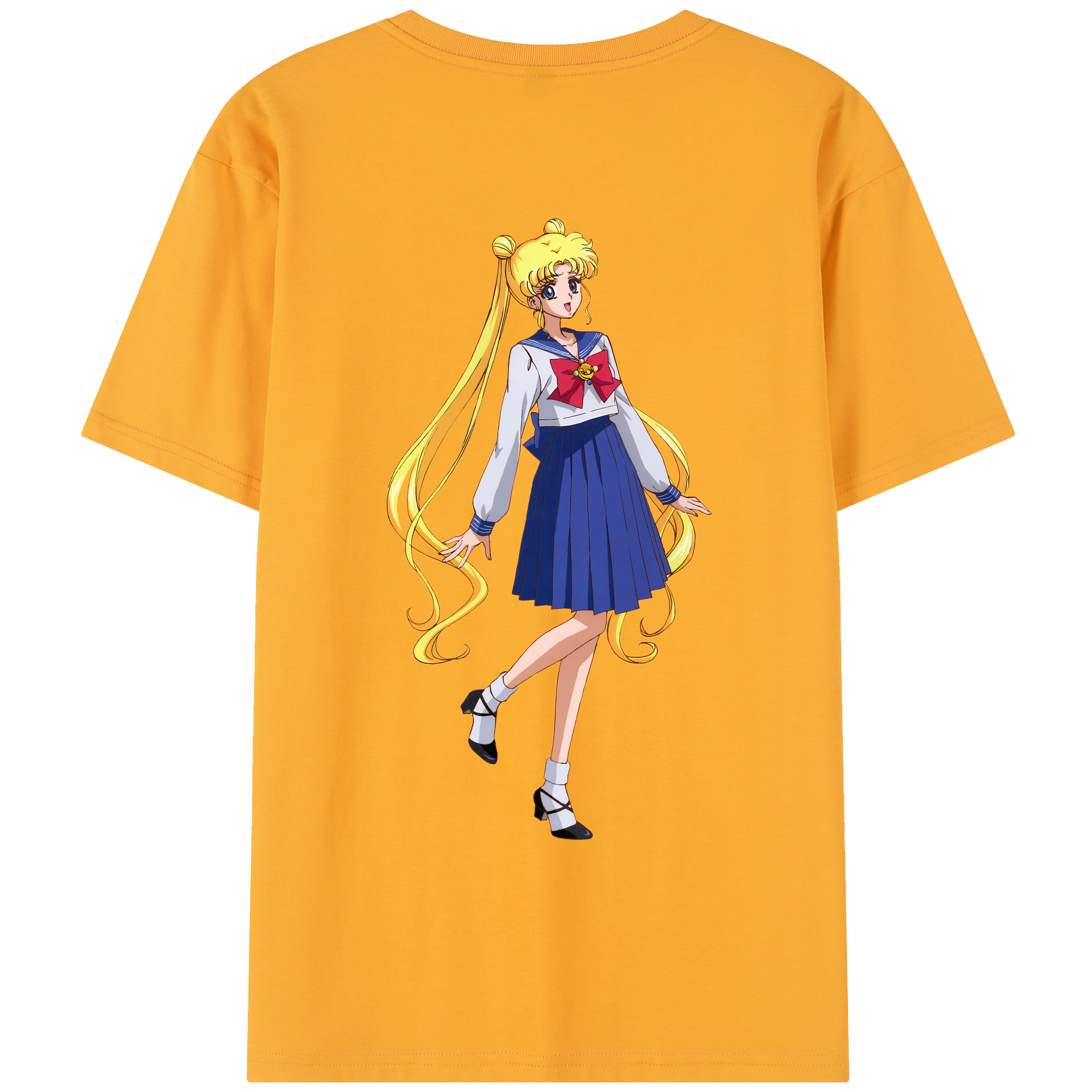 （画像用） 美少女戦士セーラームーン 愛野 美奈子 あいの みなこ Sailor Moon Aino Minako レディース半袖Tシャツ(バックプリント)