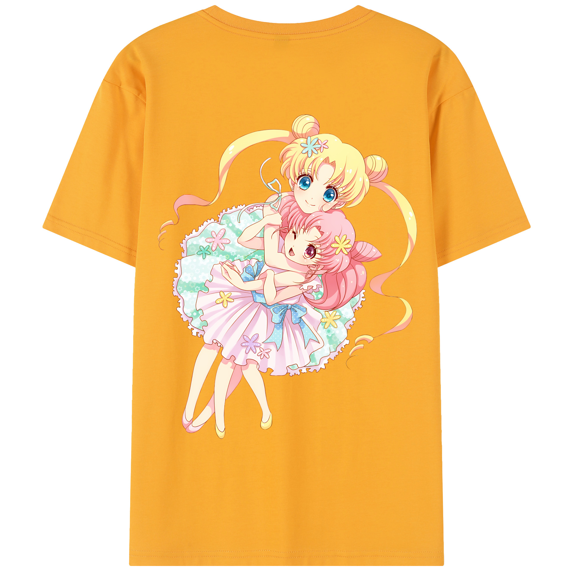 （画像用） 美少女戦士セーラームーン 愛野 美奈子 あいの みなこ Sailor Moon Aino Minako レディース半袖Tシャツ(バックプリント)