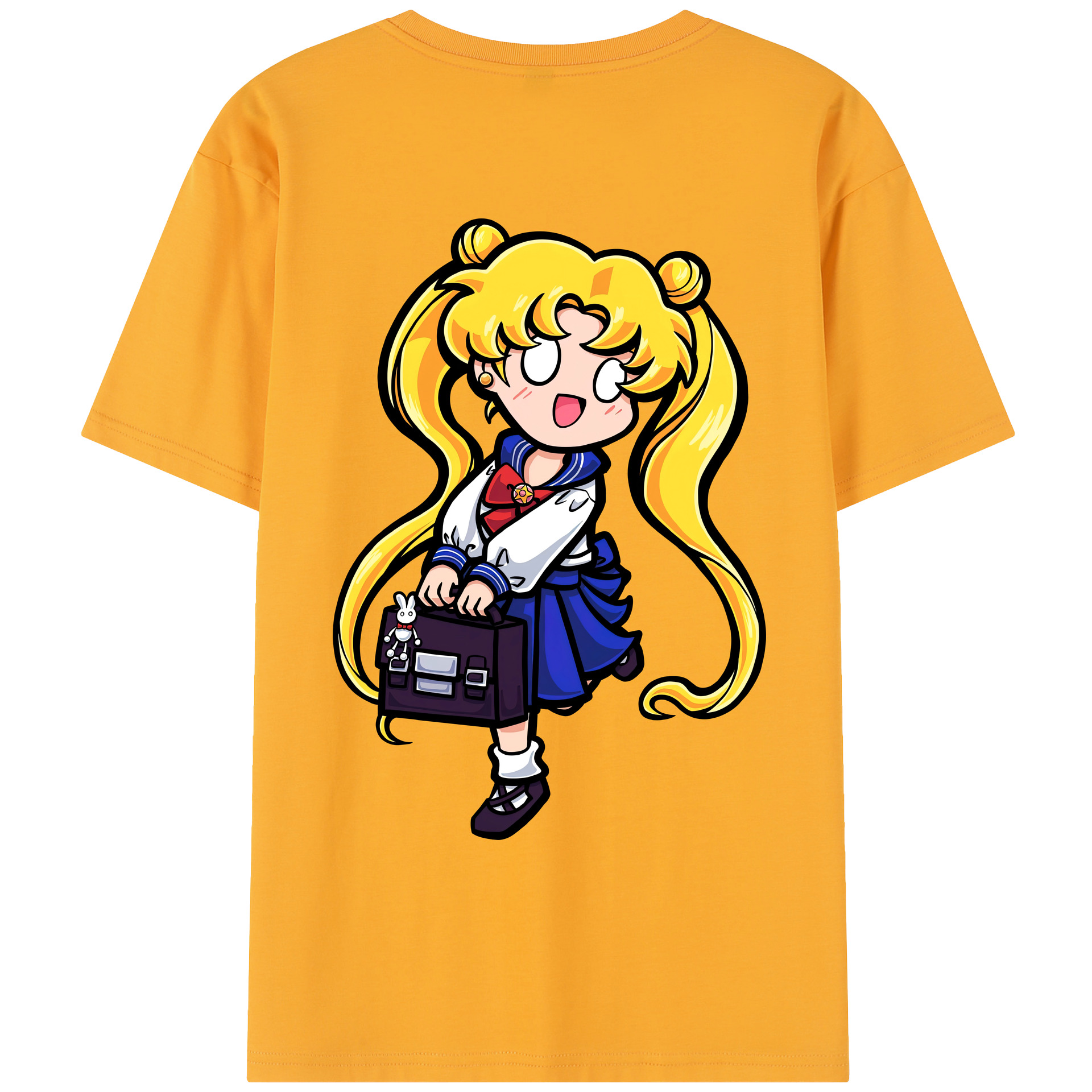 （画像用） 美少女戦士セーラームーン 愛野 美奈子 あいの みなこ Sailor Moon Aino Minako レディース半袖Tシャツ(バックプリント)