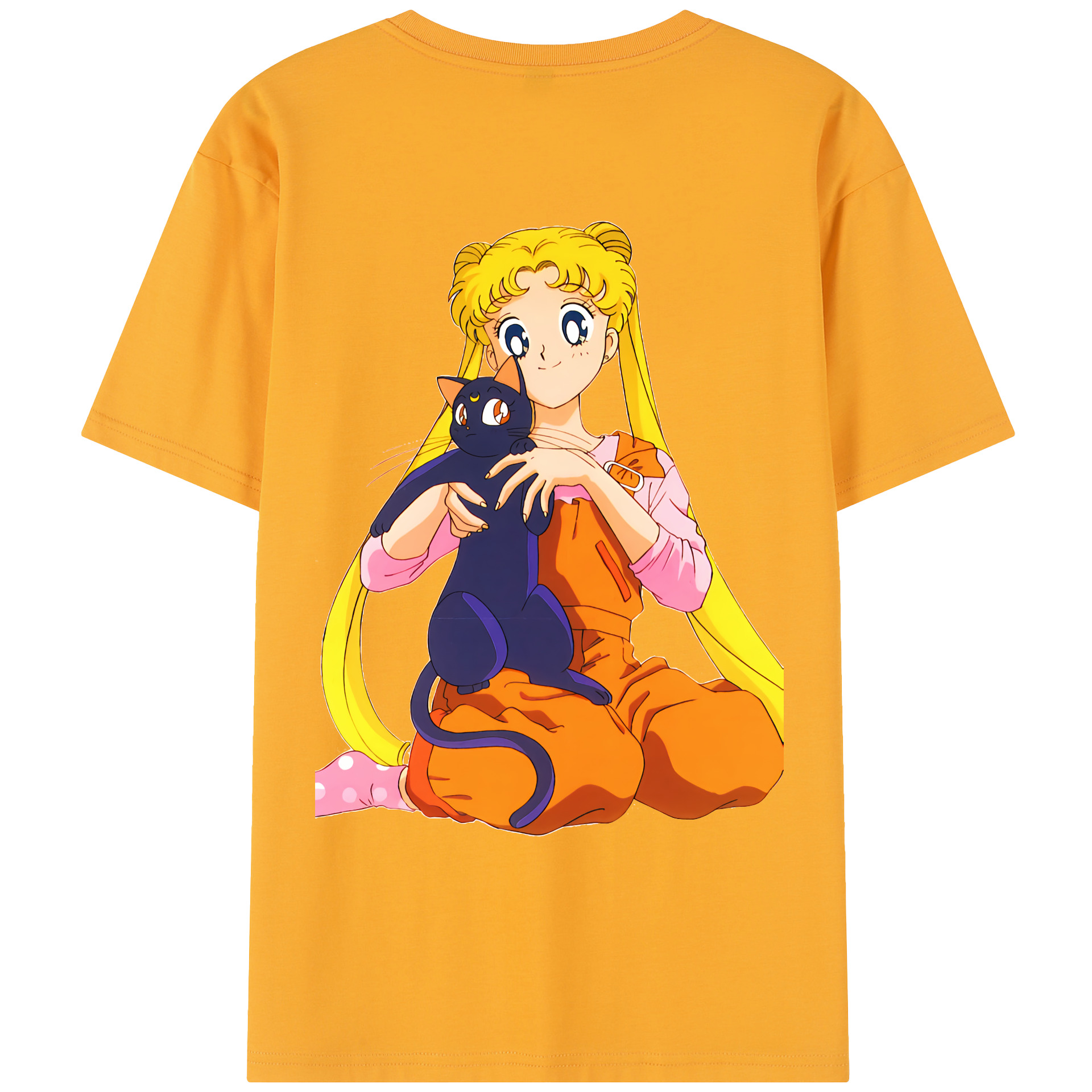 （画像用） 美少女戦士セーラームーン 愛野 美奈子 あいの みなこ Sailor Moon Aino Minako レディース半袖Tシャツ(バックプリント)