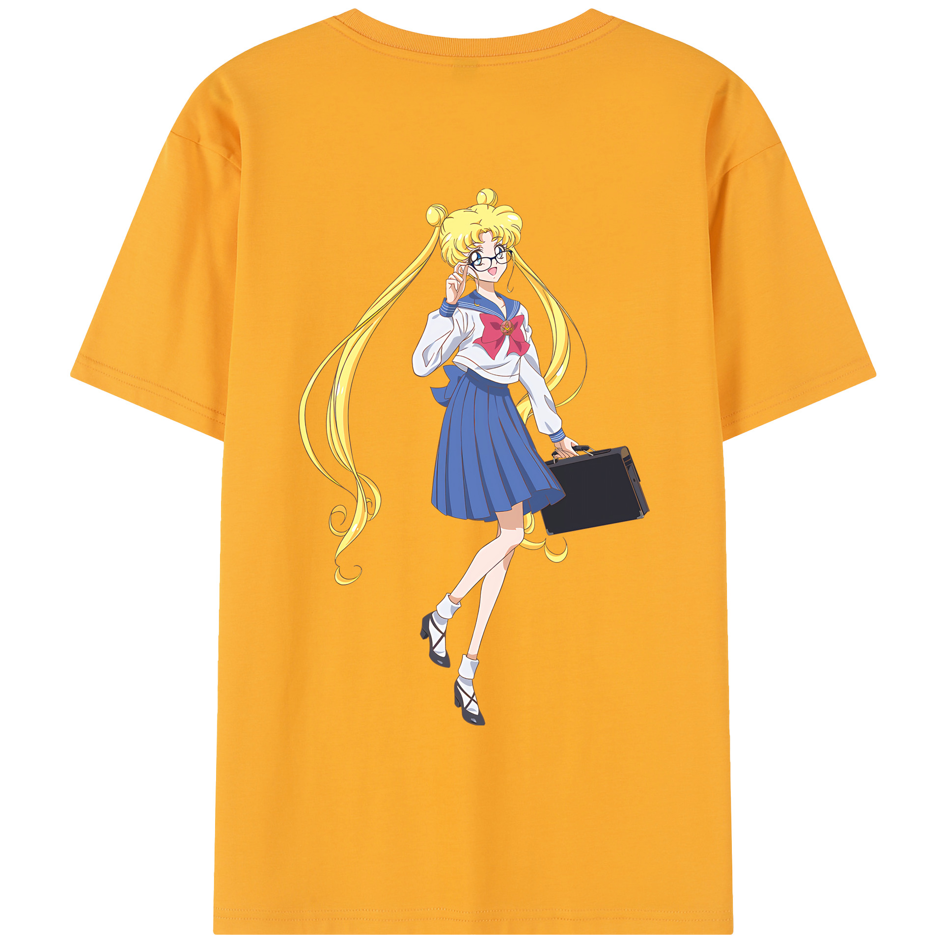 （画像用） 美少女戦士セーラームーン 愛野 美奈子 あいの みなこ Sailor Moon Aino Minako レディース半袖Tシャツ(バックプリント)