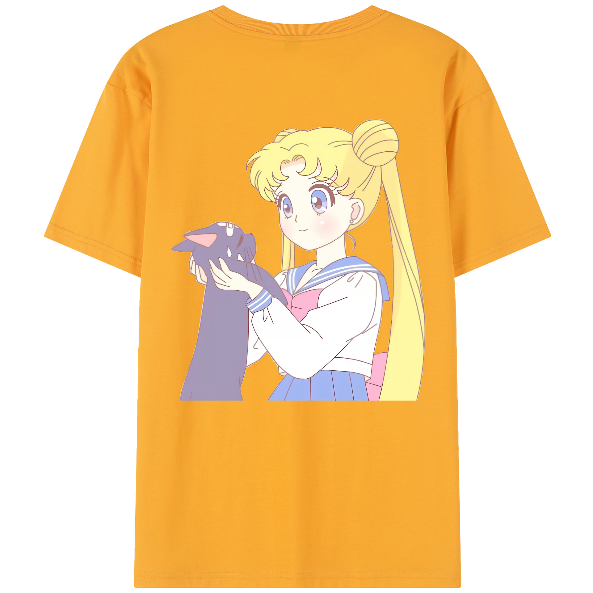 （画像用） 美少女戦士セーラームーン 愛野 美奈子 あいの みなこ Sailor Moon Aino Minako レディース半袖Tシャツ(バックプリント)