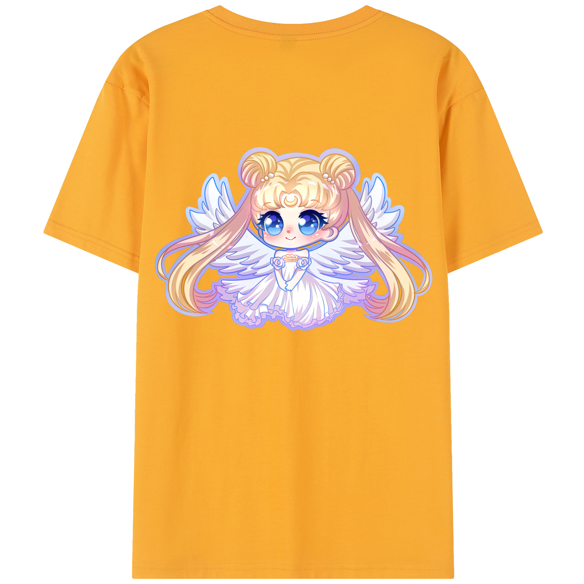 （画像用） 美少女戦士セーラームーン 愛野 美奈子 あいの みなこ Sailor Moon Aino Minako レディース半袖Tシャツ(バックプリント)