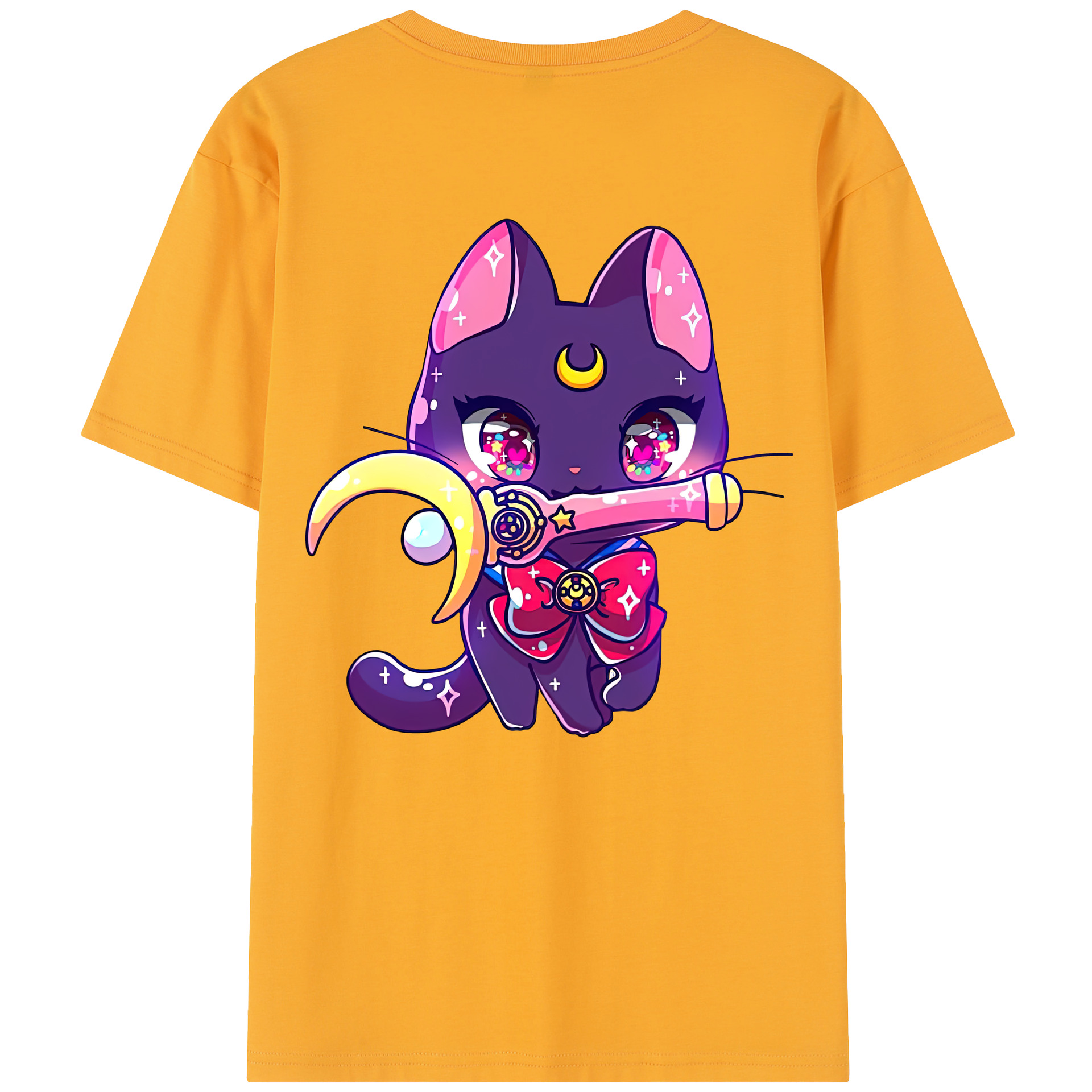 （画像用） 美少女戦士セーラームーン Sailor Moon レディース半袖Tシャツ(バックプリント)