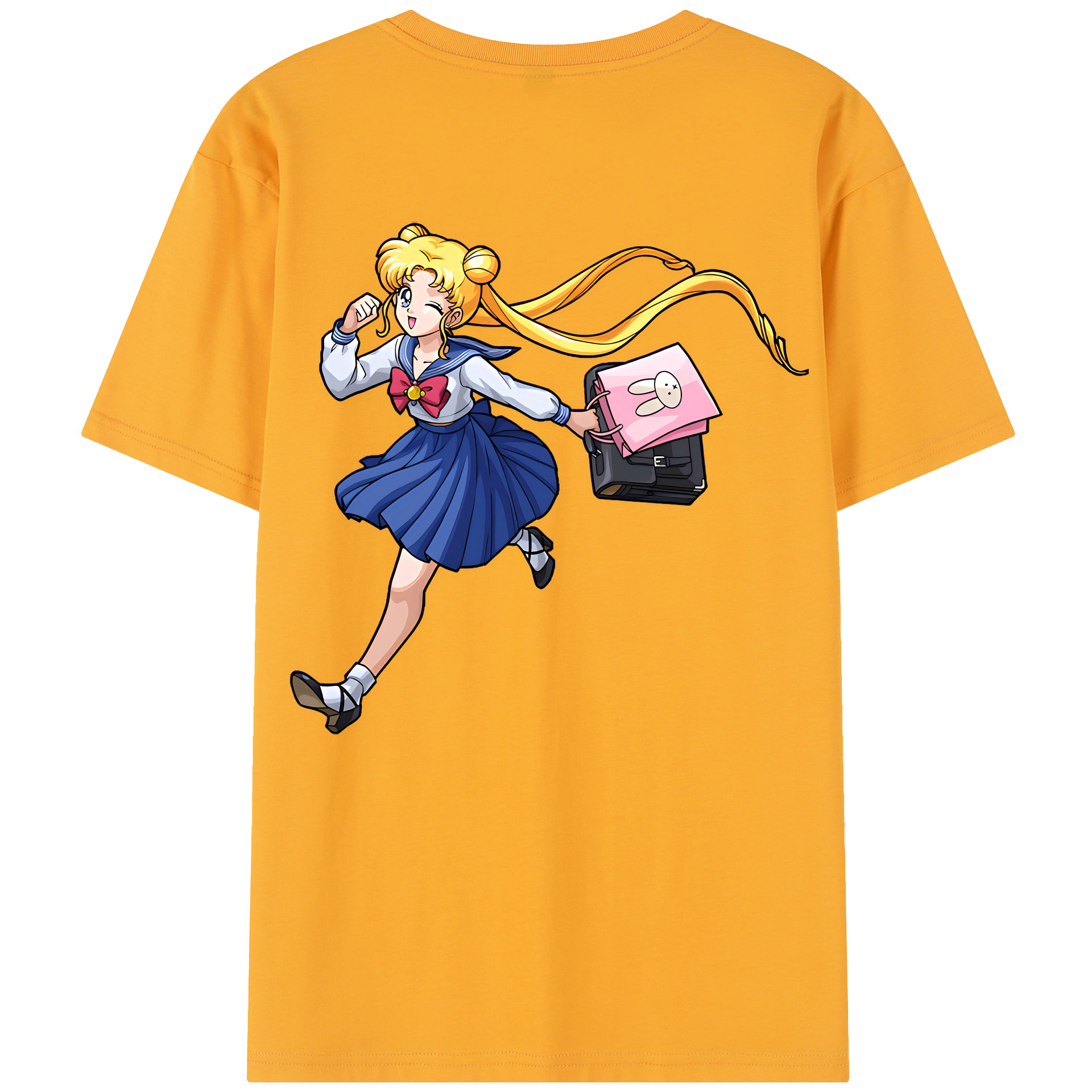 （画像用） 美少女戦士セーラームーン 愛野 美奈子 あいの みなこ Sailor Moon Aino Minako レディース半袖Tシャツ(バックプリント)