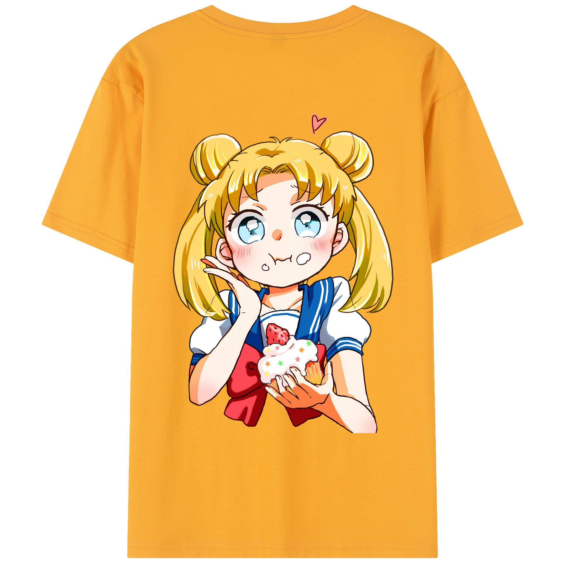 （画像用） 美少女戦士セーラームーン 愛野 美奈子 あいの みなこ Sailor Moon Aino Minako レディース半袖Tシャツ(バックプリント)