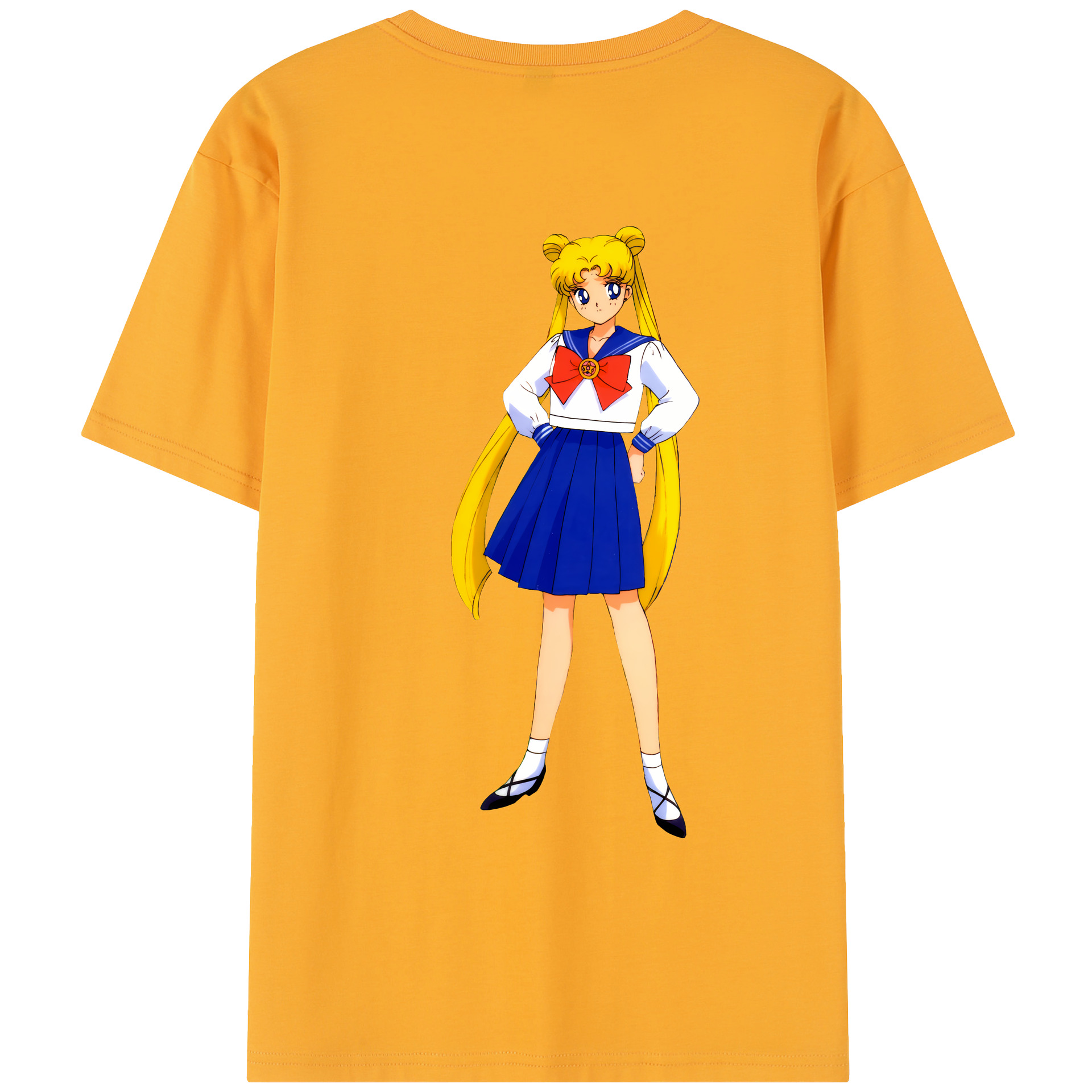 （画像用） 美少女戦士セーラームーン 愛野 美奈子 あいの みなこ Sailor Moon Aino Minako レディース半袖Tシャツ(バックプリント)