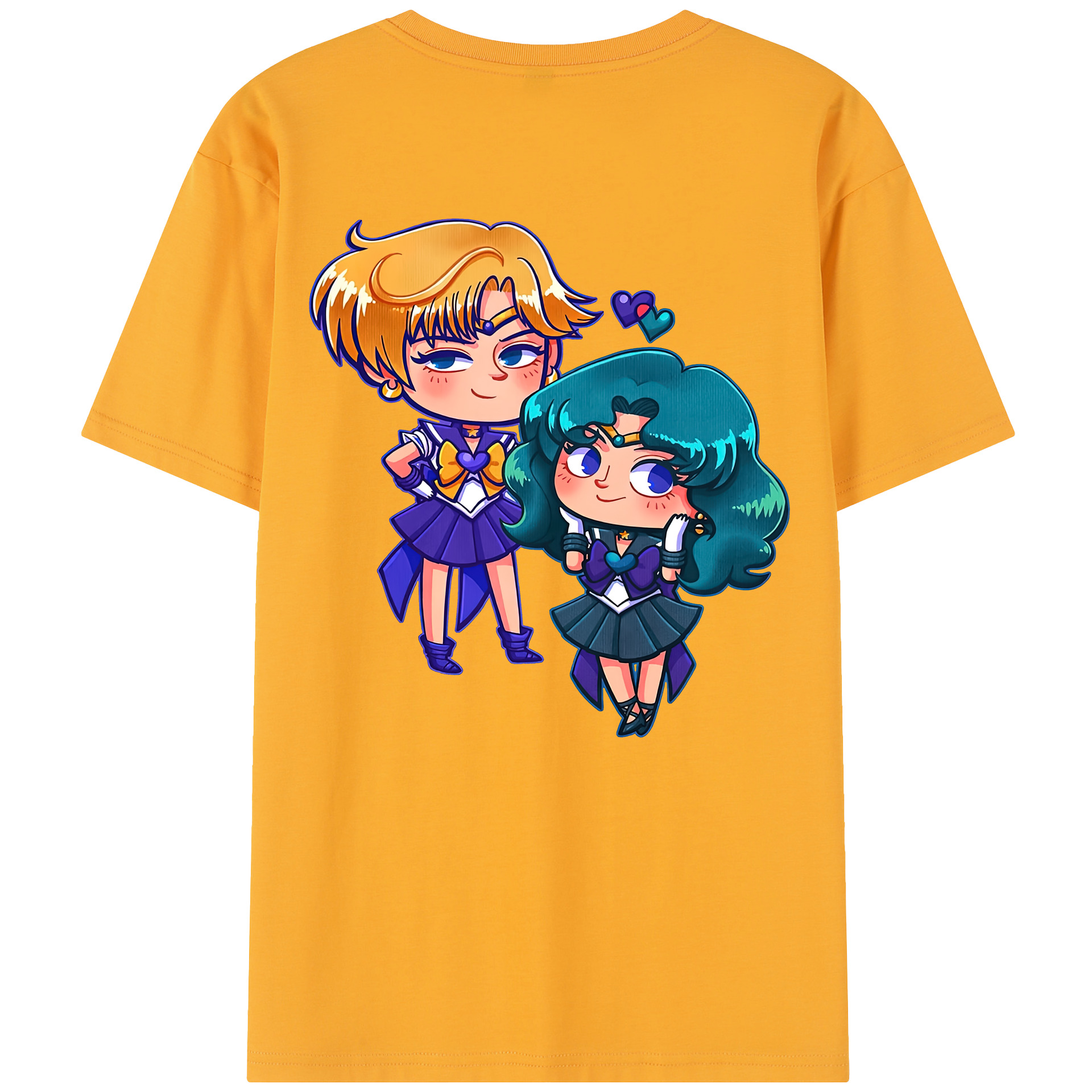 （画像用） 美少女戦士セーラームーン 天王はるか Sailor Moon Tenoh Haruka レディース半袖Tシャツ(バックプリント)