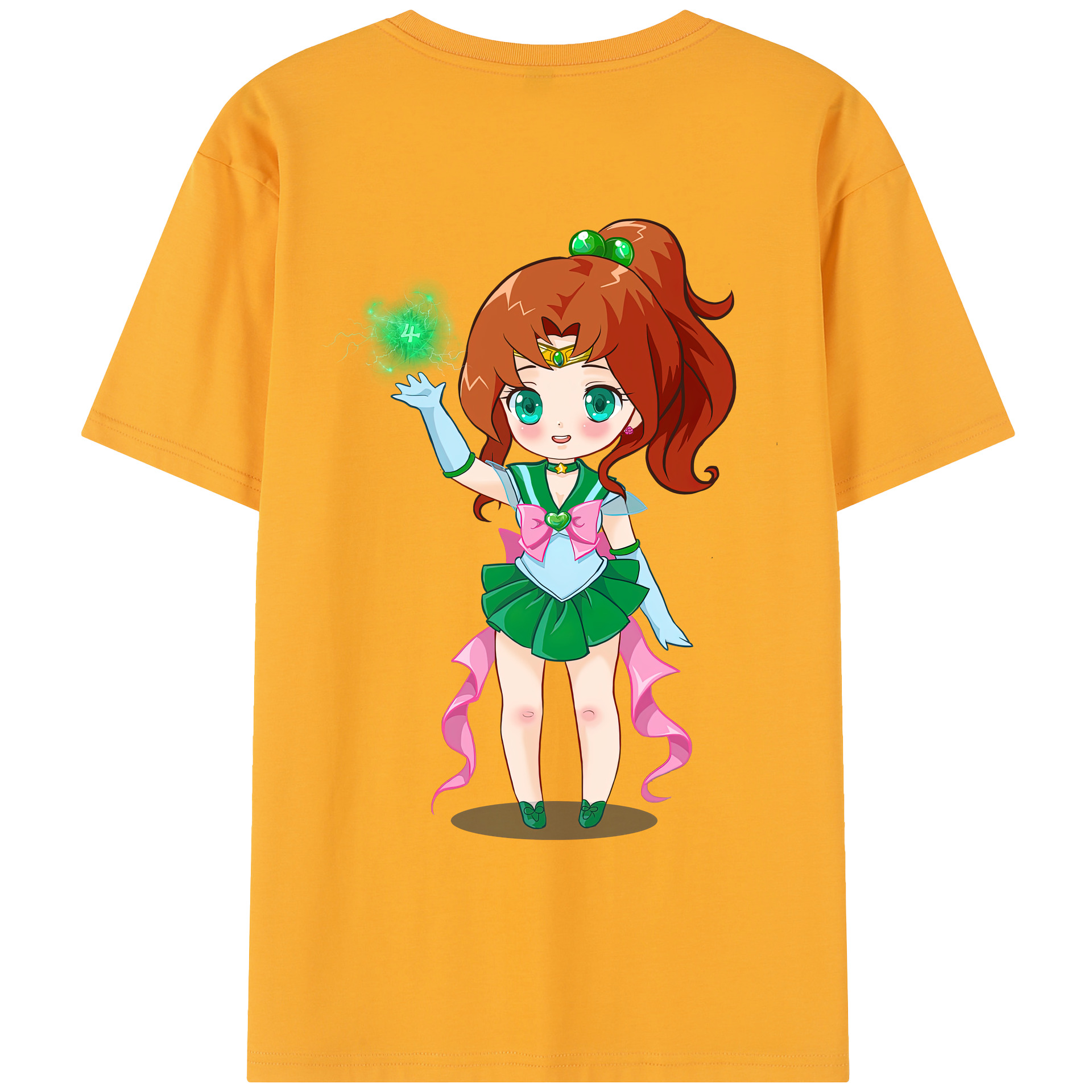 （画像用） 美少女戦士セーラームーン 木野 まこと きの まこと Sailor Moon Kino Makoto （セーラージュピター；Sailor Jupiter） レディース半袖Tシャツ(バックプリント)