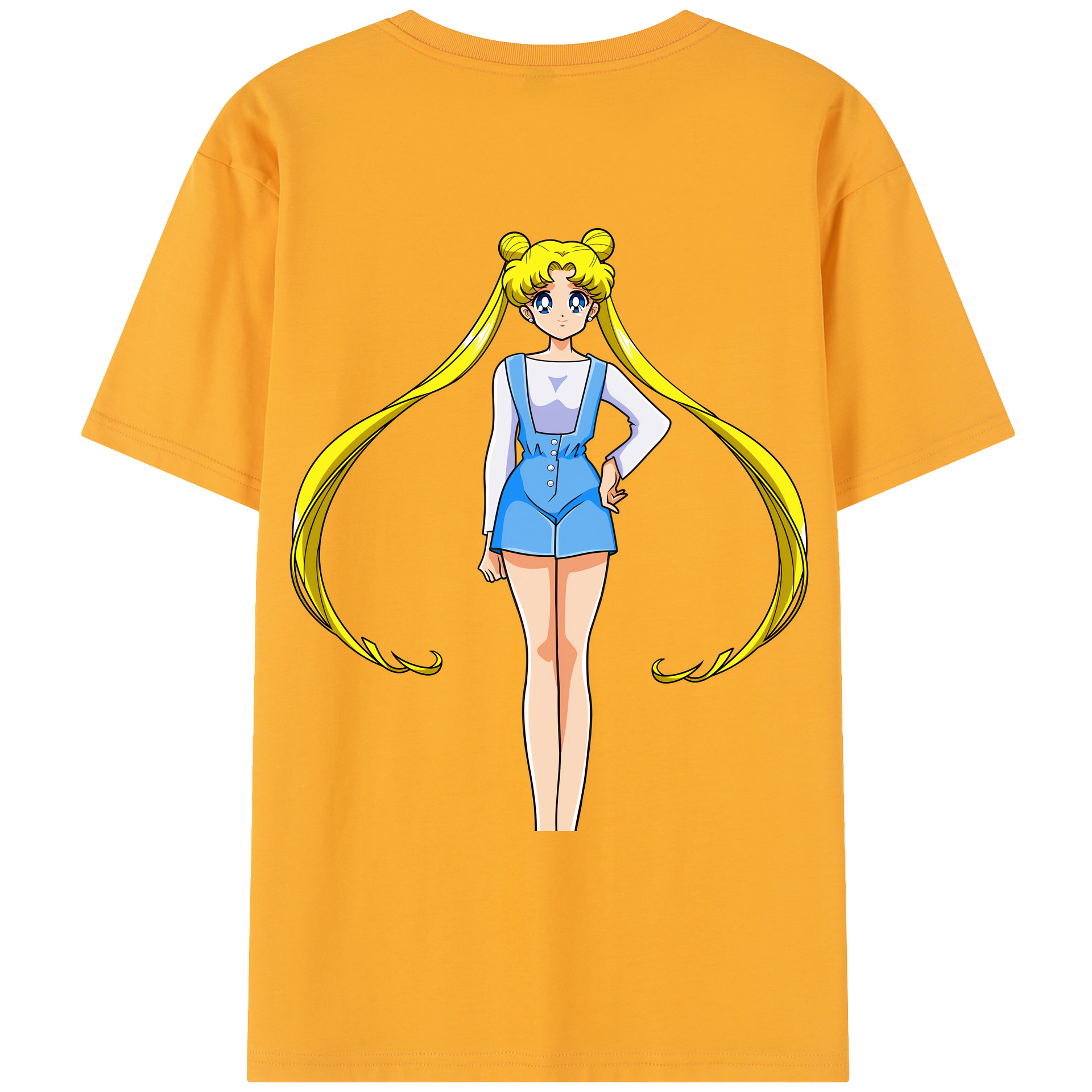 （画像用） 美少女戦士セーラームーン 愛野 美奈子 あいの みなこ Sailor Moon Aino Minako レディース半袖Tシャツ(バックプリント)