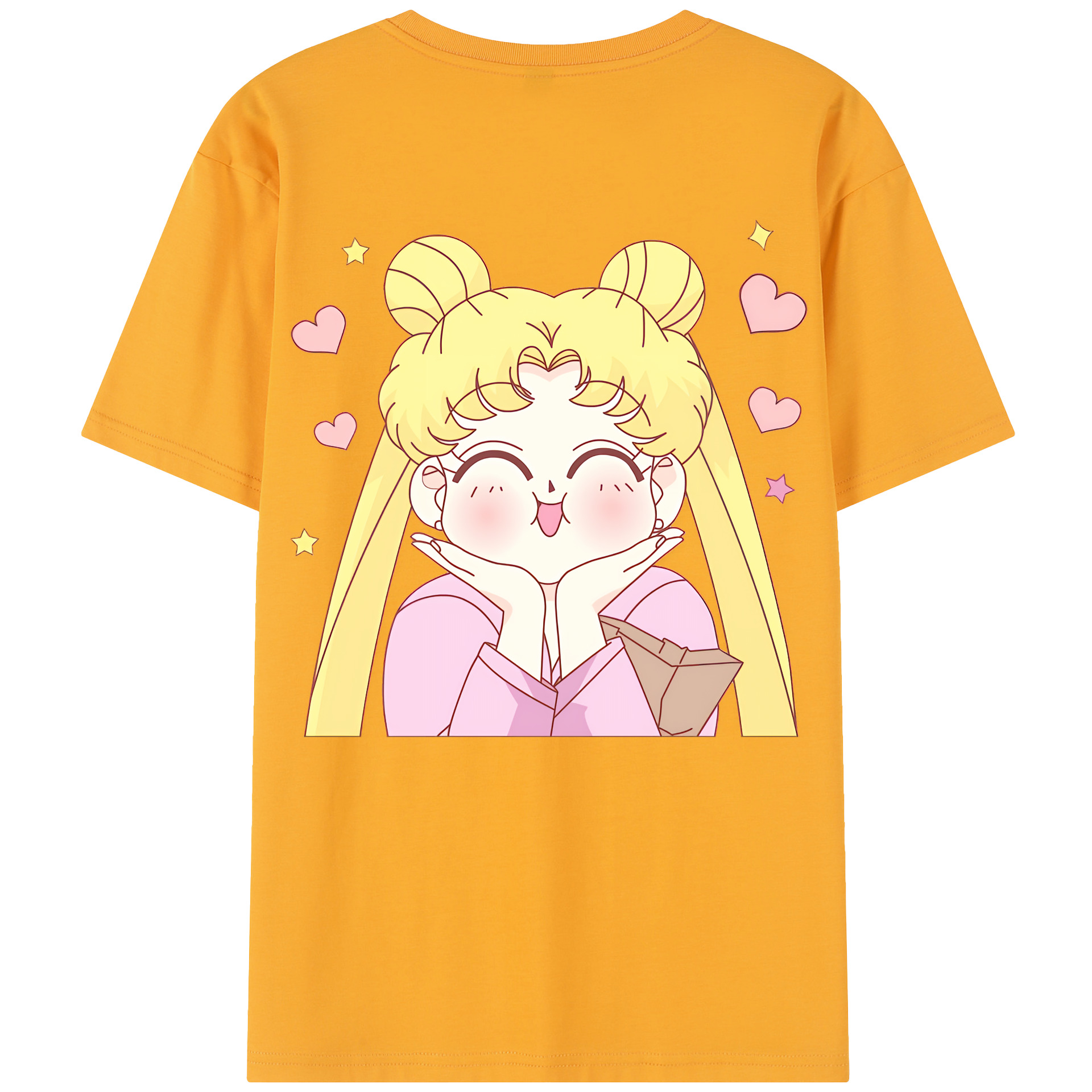（画像用） 美少女戦士セーラームーン 愛野 美奈子 あいの みなこ Sailor Moon Aino Minako レディース半袖Tシャツ(バックプリント)
