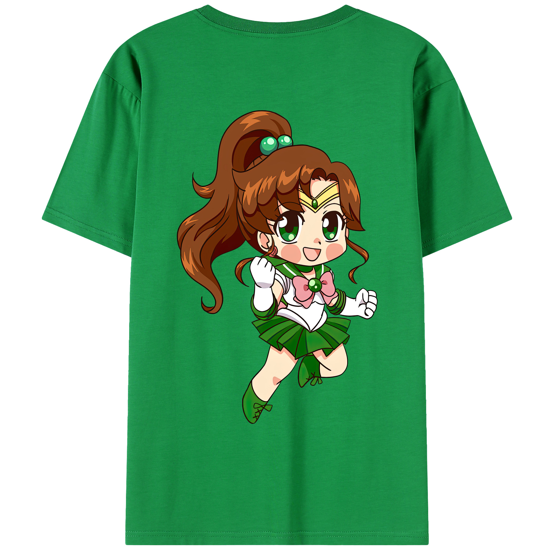 （画像用） 美少女戦士セーラームーン 木野 まこと きの まこと Sailor Moon Kino Makoto （セーラージュピター；Sailor Jupiter） レディース半袖Tシャツ(バックプリント)