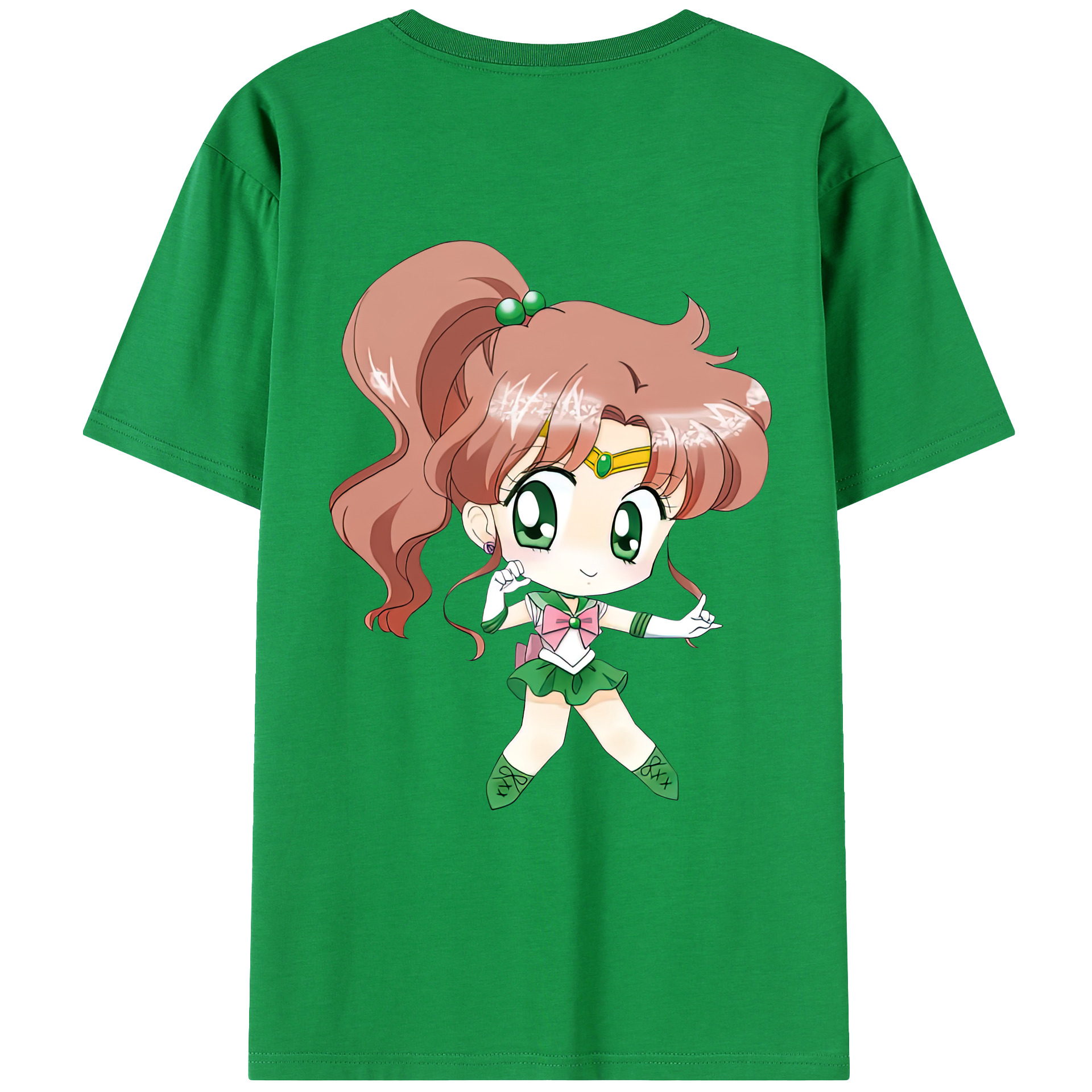 （画像用） 美少女戦士セーラームーン 木野 まこと きの まこと Sailor Moon Kino Makoto （セーラージュピター；Sailor Jupiter） レディース半袖Tシャツ(バックプリント)