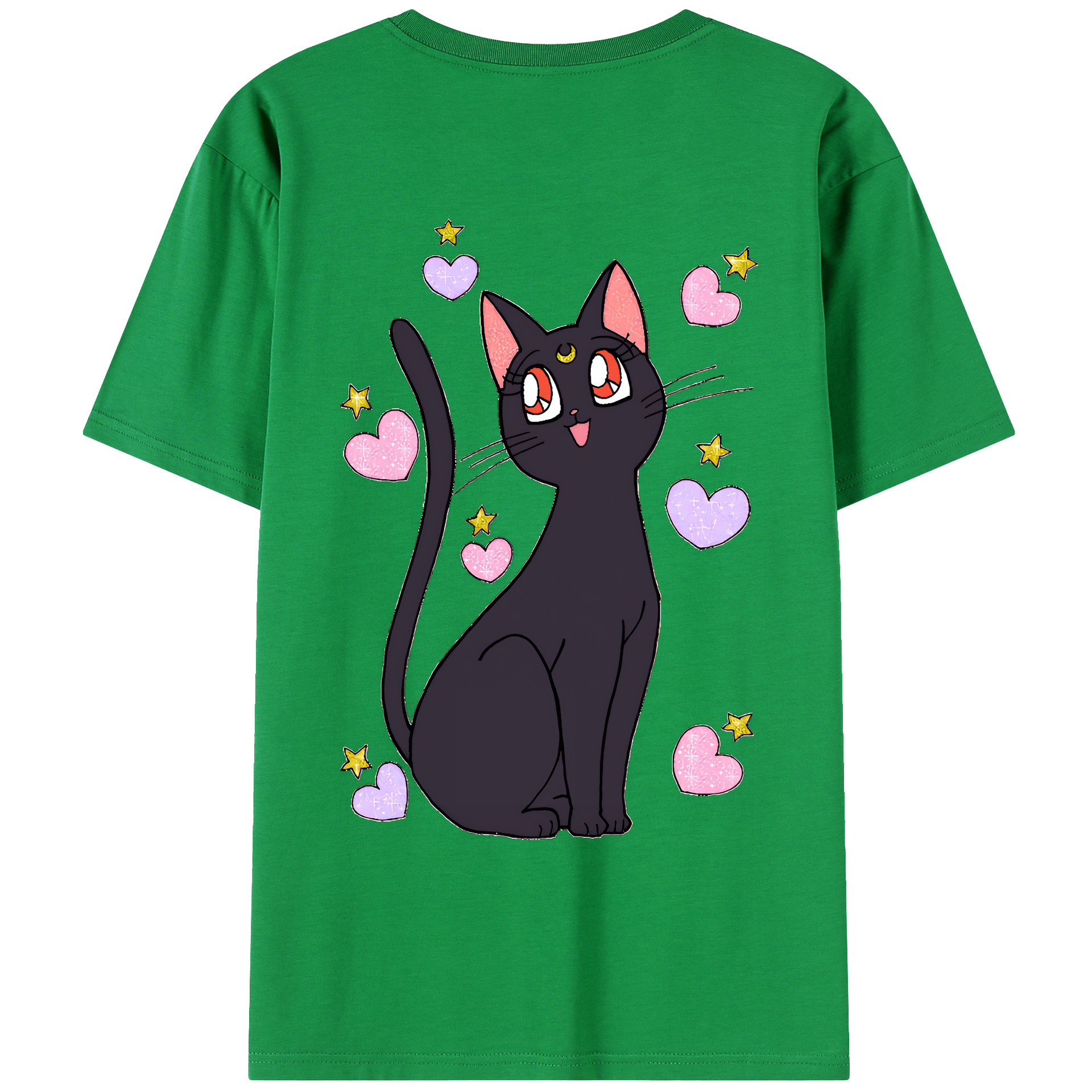 （画像用） 美少女戦士セーラームーン Sailor Moon レディース半袖Tシャツ(バックプリント)