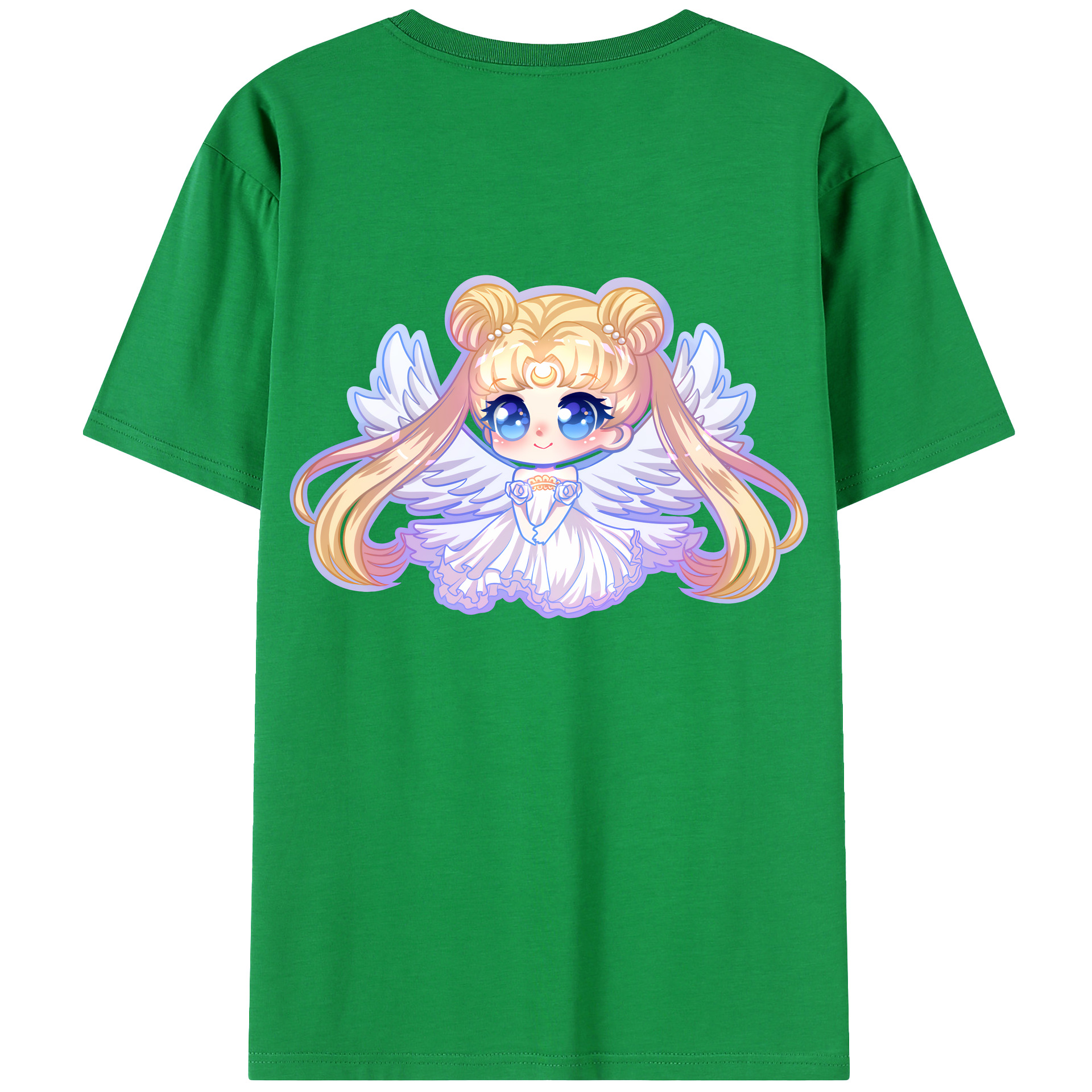 （画像用） 美少女戦士セーラームーン 愛野 美奈子 あいの みなこ Sailor Moon Aino Minako レディース半袖Tシャツ(バックプリント)