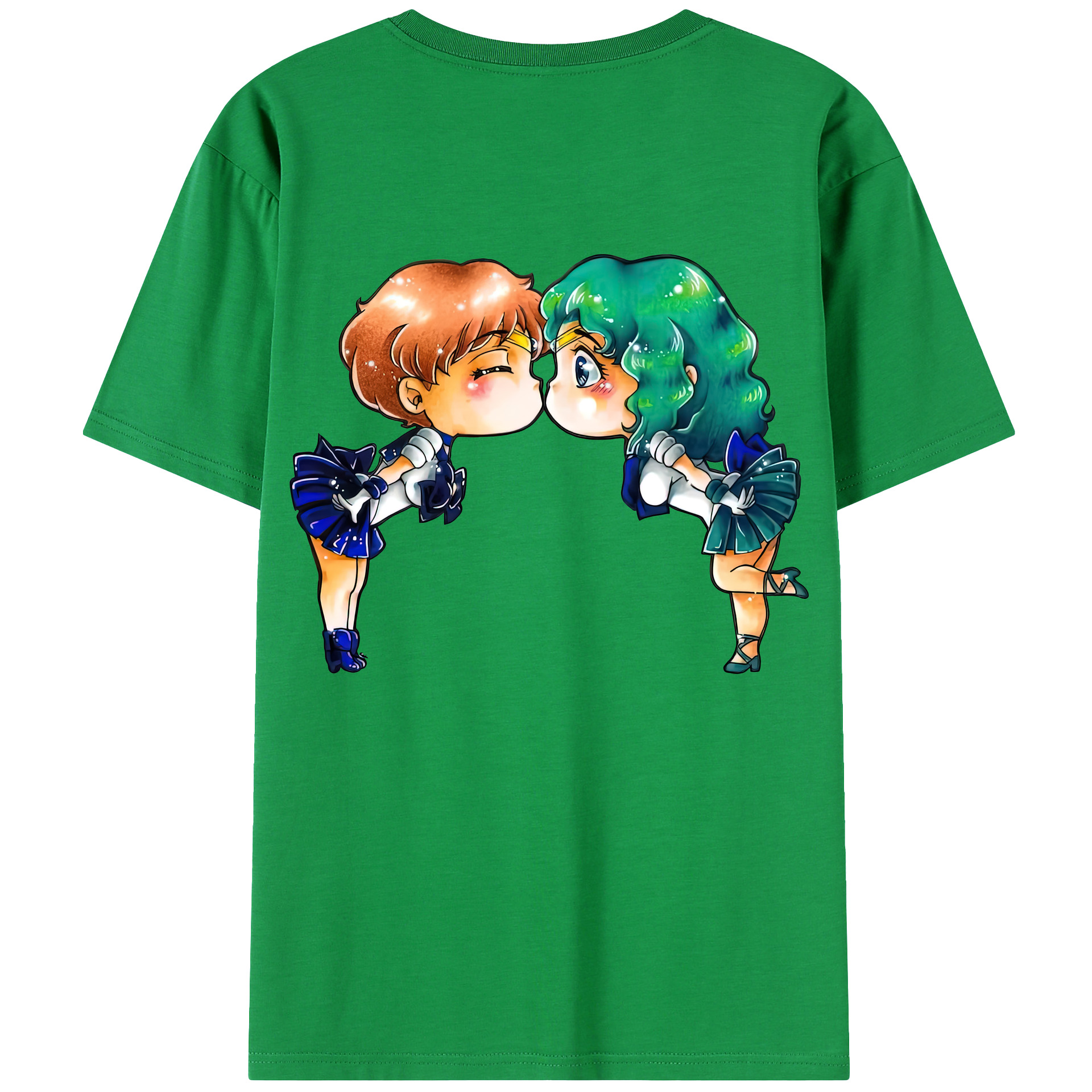 （画像用） 美少女戦士セーラームーン 天王はるか Sailor Moon Tenoh Haruka レディース半袖Tシャツ(バックプリント)