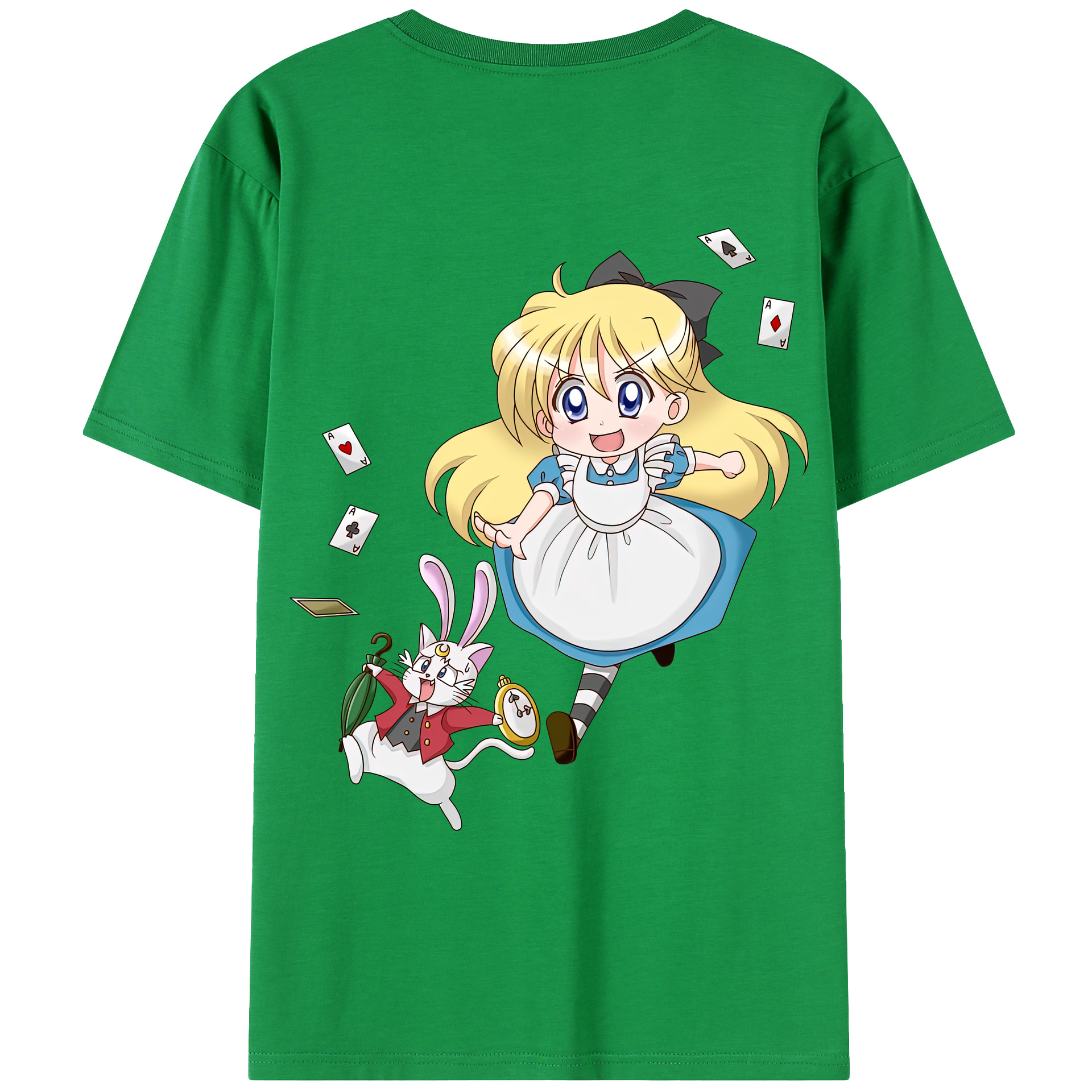 （画像用） 美少女戦士セーラームーン 愛野 美奈子 あいの みなこ Sailor Moon Aino Minako レディース半袖Tシャツ(バックプリント)