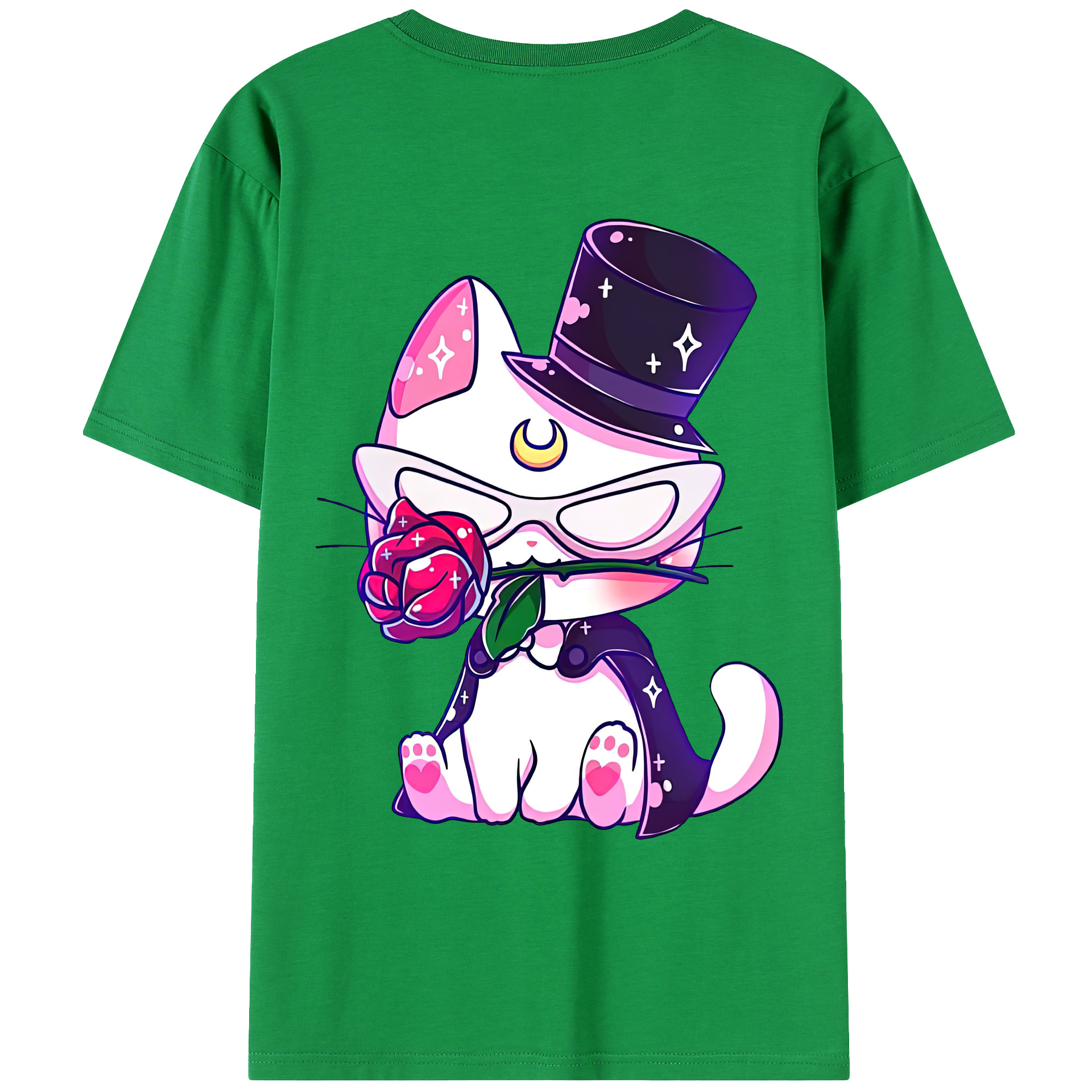 （画像用） 美少女戦士セーラームーン Sailor Moon レディース半袖Tシャツ(バックプリント)