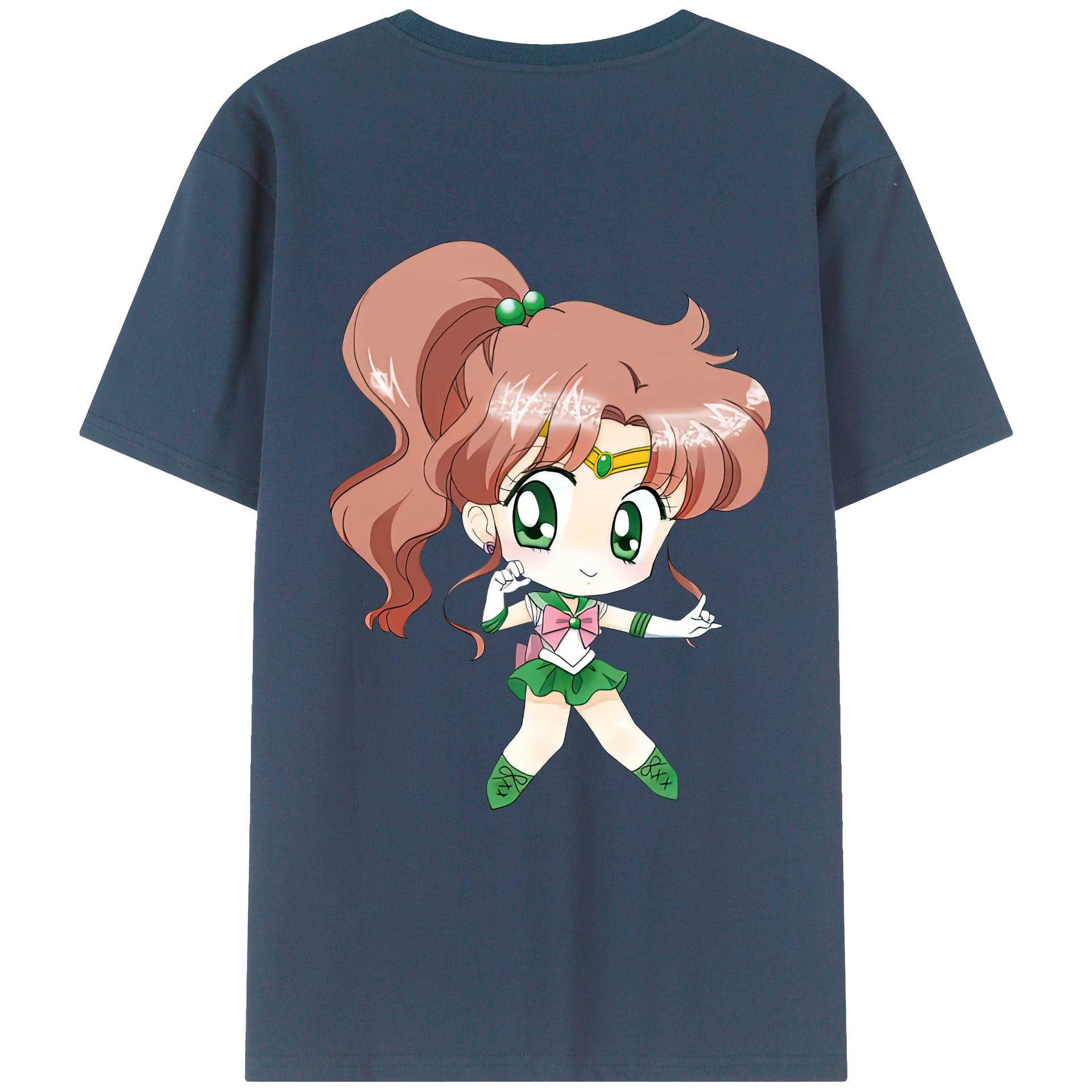 （画像用） 美少女戦士セーラームーン 木野 まこと きの まこと Sailor Moon Kino Makoto （セーラージュピター；Sailor Jupiter） レディース半袖Tシャツ(バックプリント)