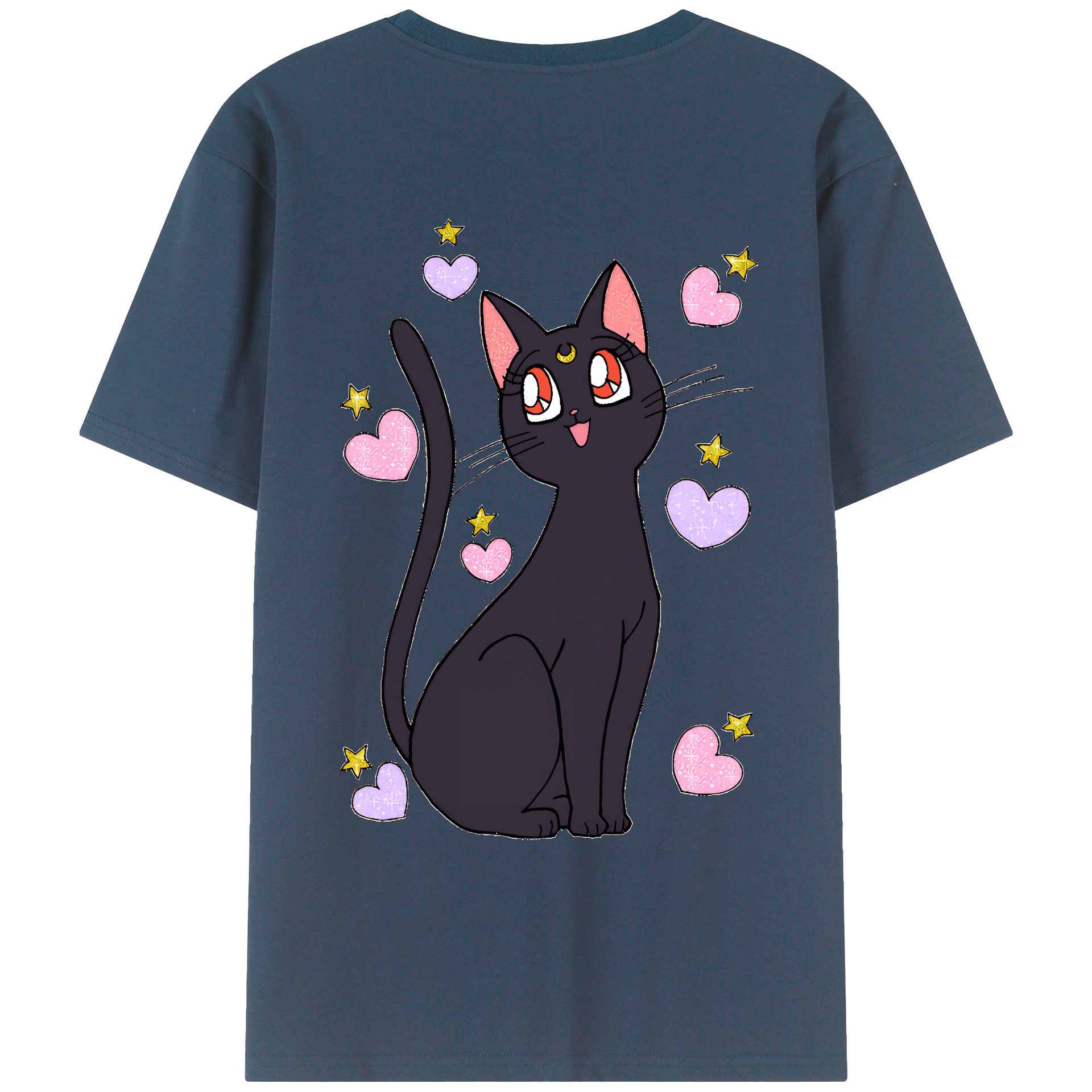 （画像用） 美少女戦士セーラームーン Sailor Moon レディース半袖Tシャツ(バックプリント)