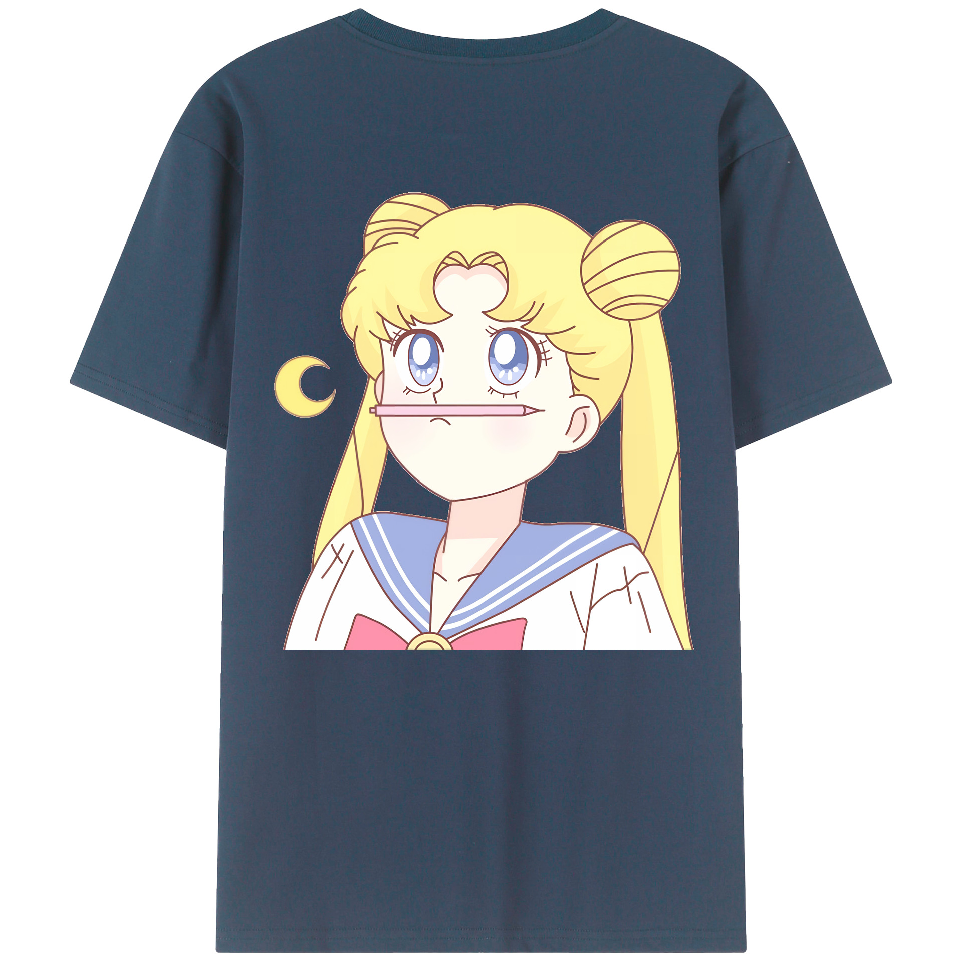 （画像用） 美少女戦士セーラームーン 愛野 美奈子 あいの みなこ Sailor Moon Aino Minako レディース半袖Tシャツ(バックプリント)