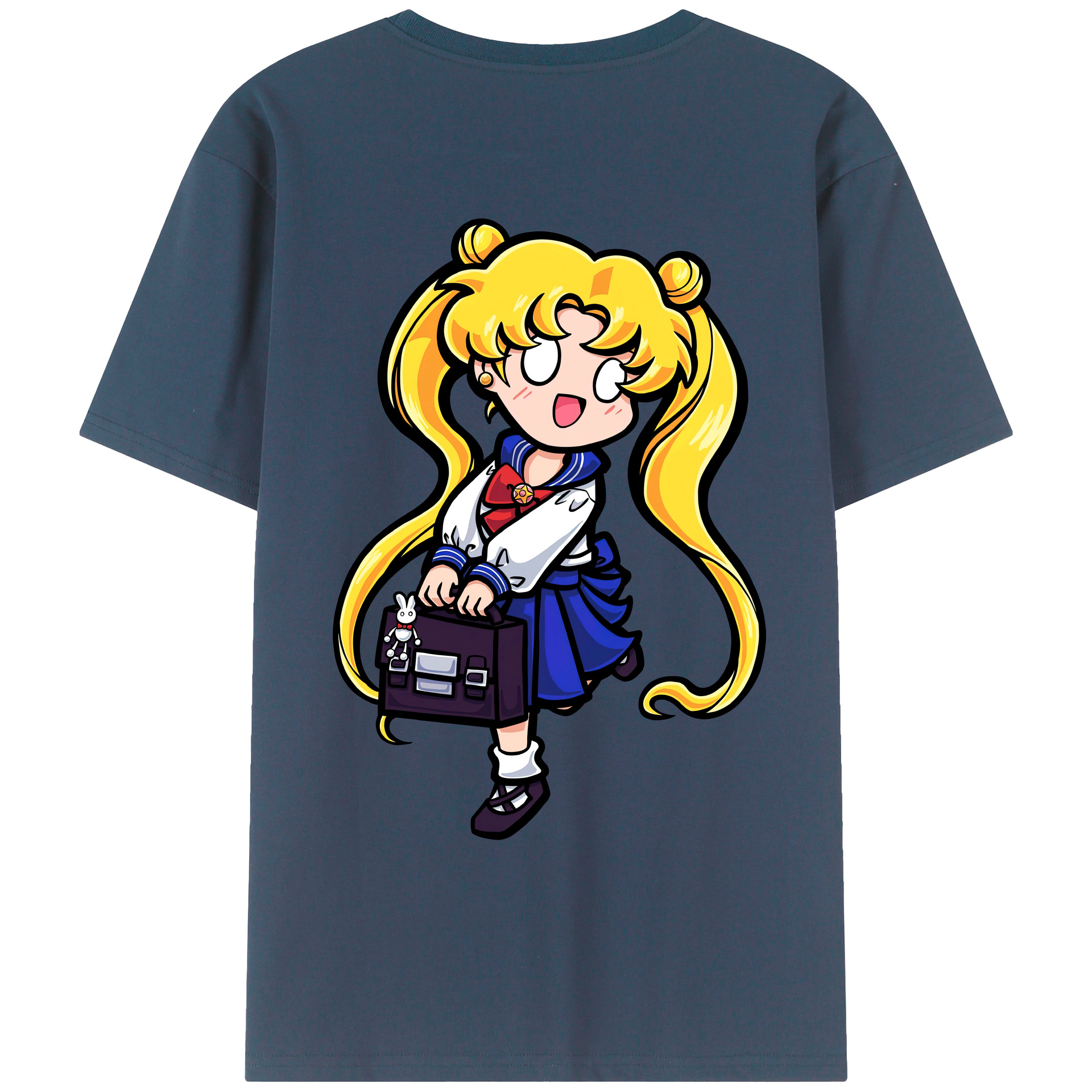 （画像用） 美少女戦士セーラームーン 愛野 美奈子 あいの みなこ Sailor Moon Aino Minako レディース半袖Tシャツ(バックプリント)