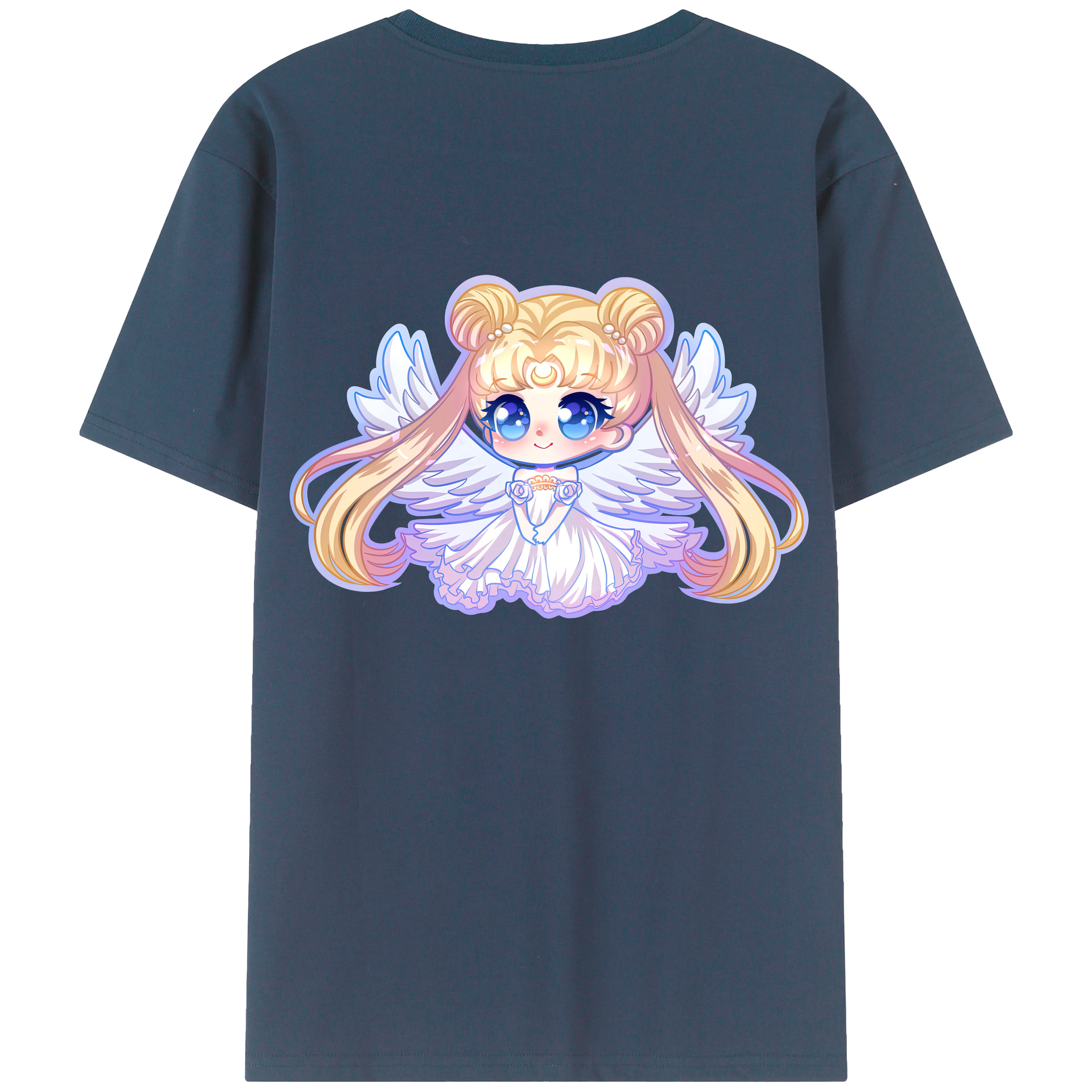 （画像用） 美少女戦士セーラームーン 愛野 美奈子 あいの みなこ Sailor Moon Aino Minako レディース半袖Tシャツ(バックプリント)