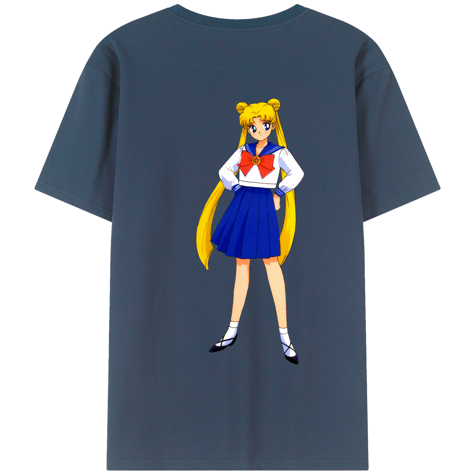 （画像用） 美少女戦士セーラームーン 愛野 美奈子 あいの みなこ Sailor Moon Aino Minako レディース半袖Tシャツ(バックプリント)