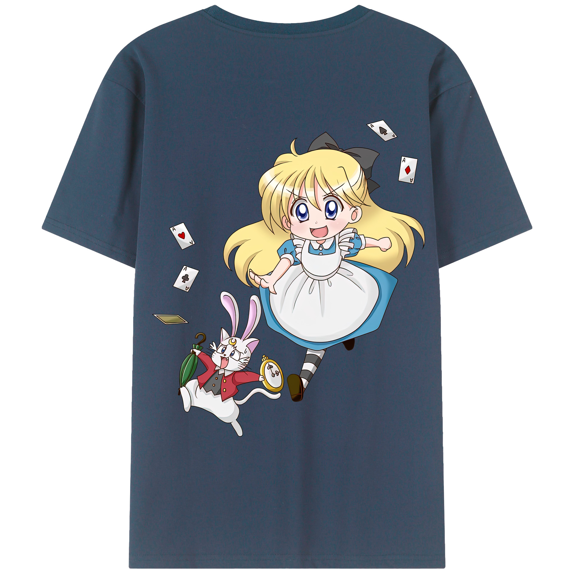 （画像用） 美少女戦士セーラームーン 愛野 美奈子 あいの みなこ Sailor Moon Aino Minako レディース半袖Tシャツ(バックプリント)