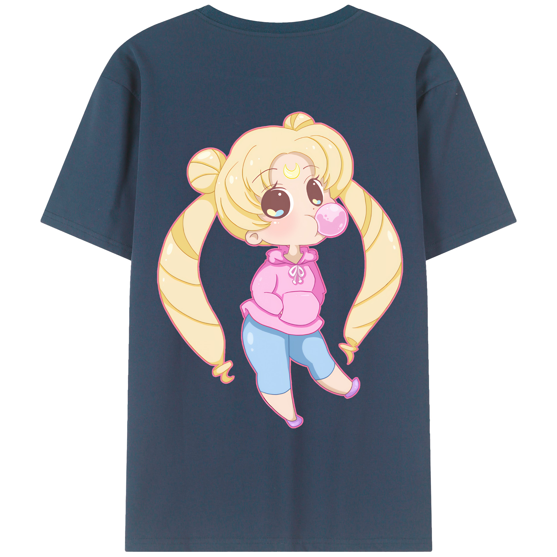 （画像用） 美少女戦士セーラームーン 愛野 美奈子 あいの みなこ Sailor Moon Aino Minako レディース半袖Tシャツ(バックプリント)