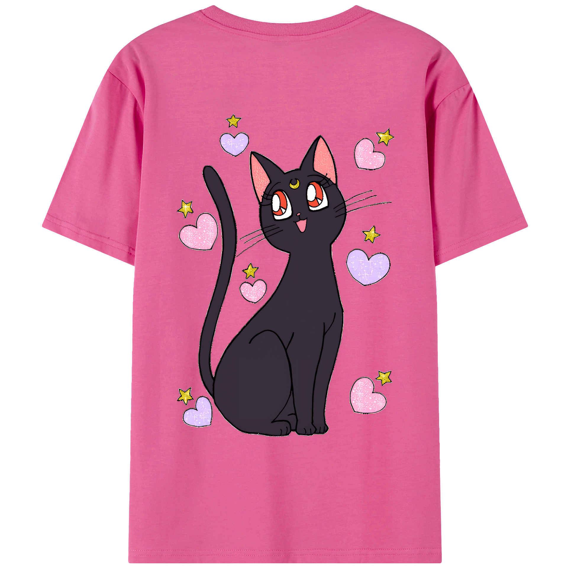 （画像用） 美少女戦士セーラームーン Sailor Moon レディース半袖Tシャツ(バックプリント)